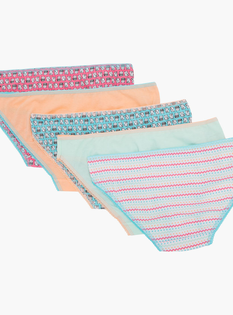 Printed Bikini Panty - Set of 5-women-clothing-lingerie-panties-image-2