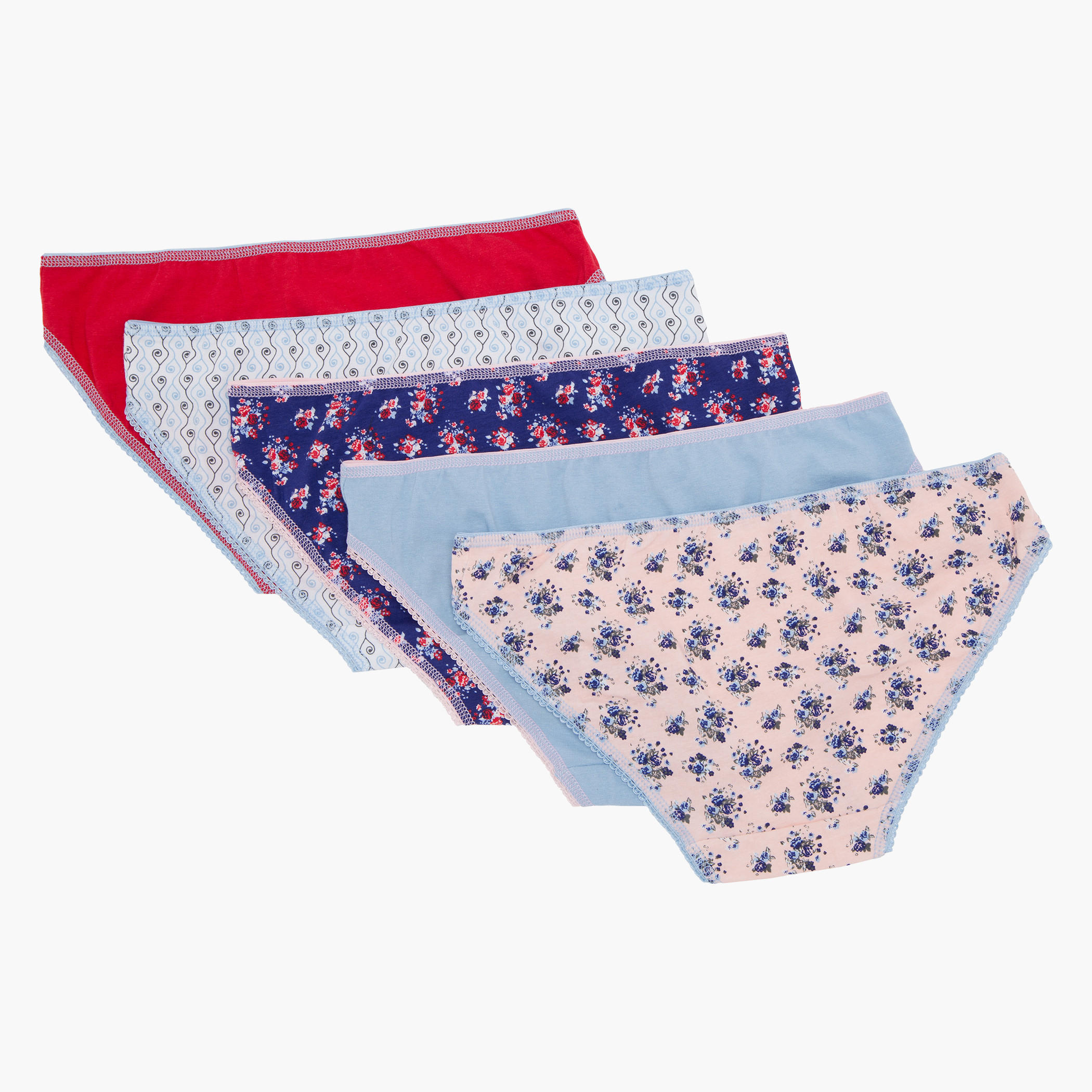 Printed Bikini Panty - Set of 5-women-clothing-lingerie-panties-image-2