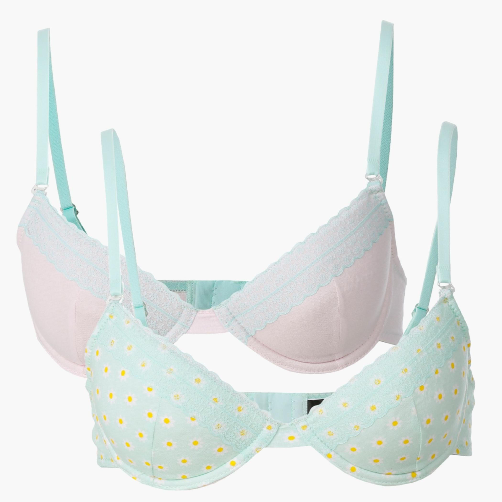 Padded Cotton Bra - Set of 2-women-clothing-lingerie-bras-image-1