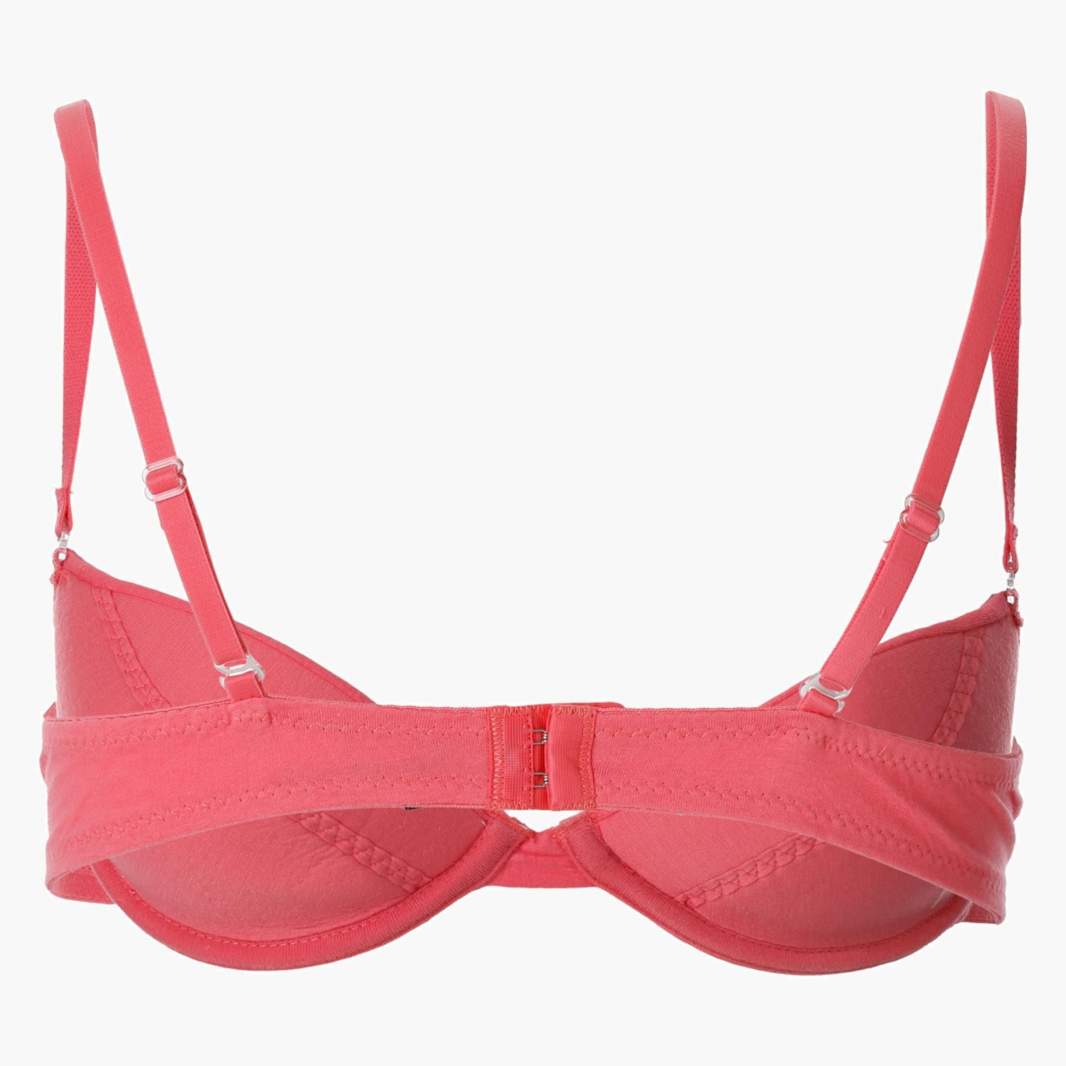 Solid and Printed Padded Bra - Set of 2-women-clothing-lingerie-bras-image-3