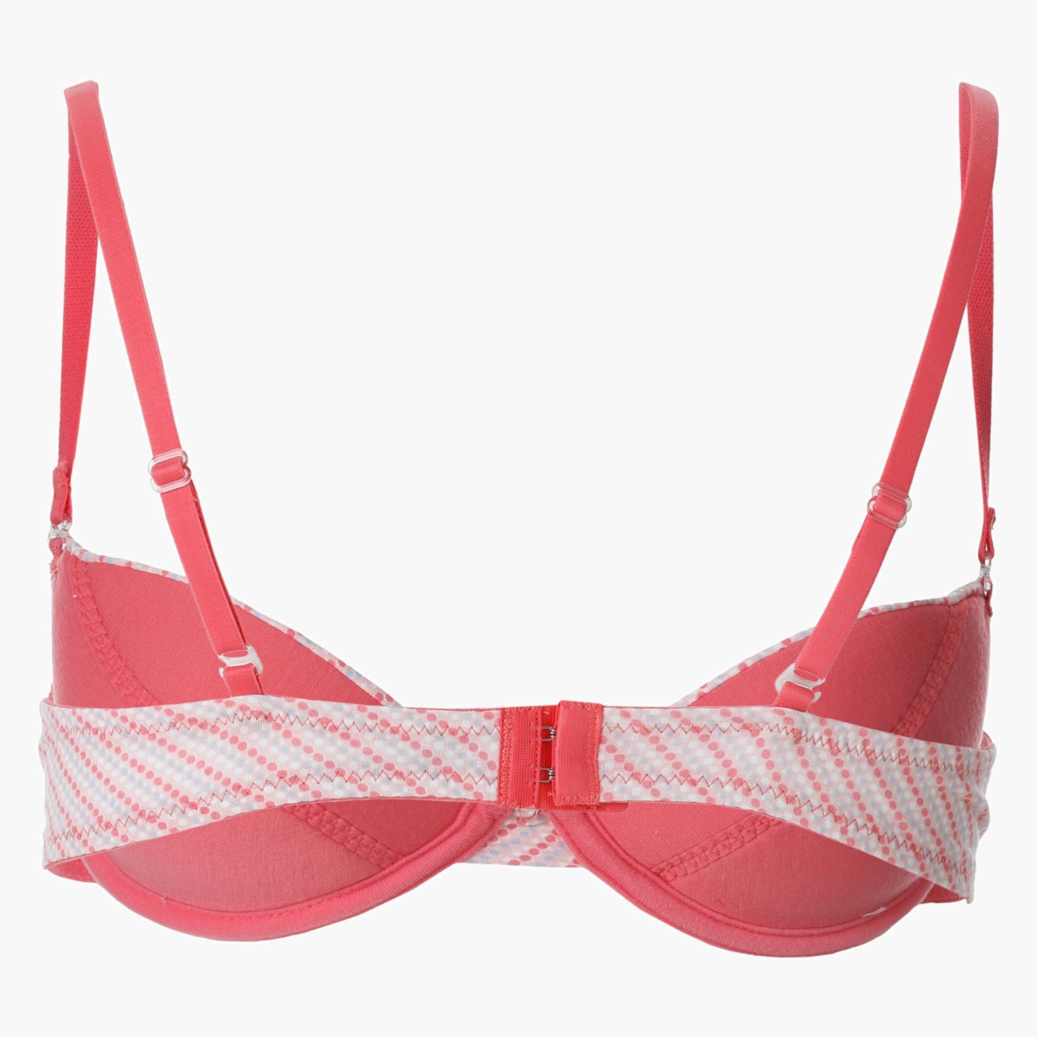 Solid and Printed Padded Bra - Set of 2-women-clothing-lingerie-bras-image-1