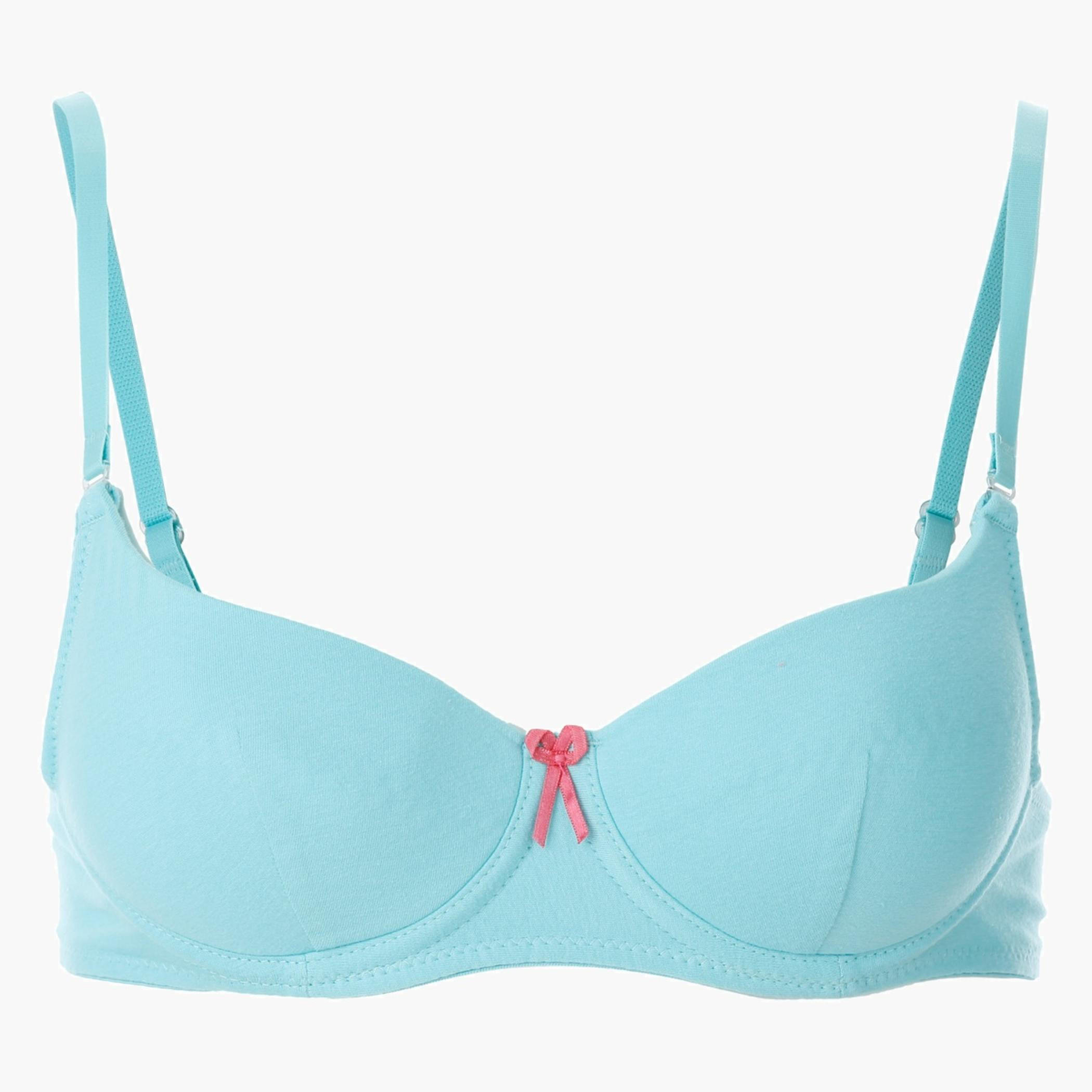 Solid and Printed Padded Bra - Set of 2-women-clothing-lingerie-bras-image-2