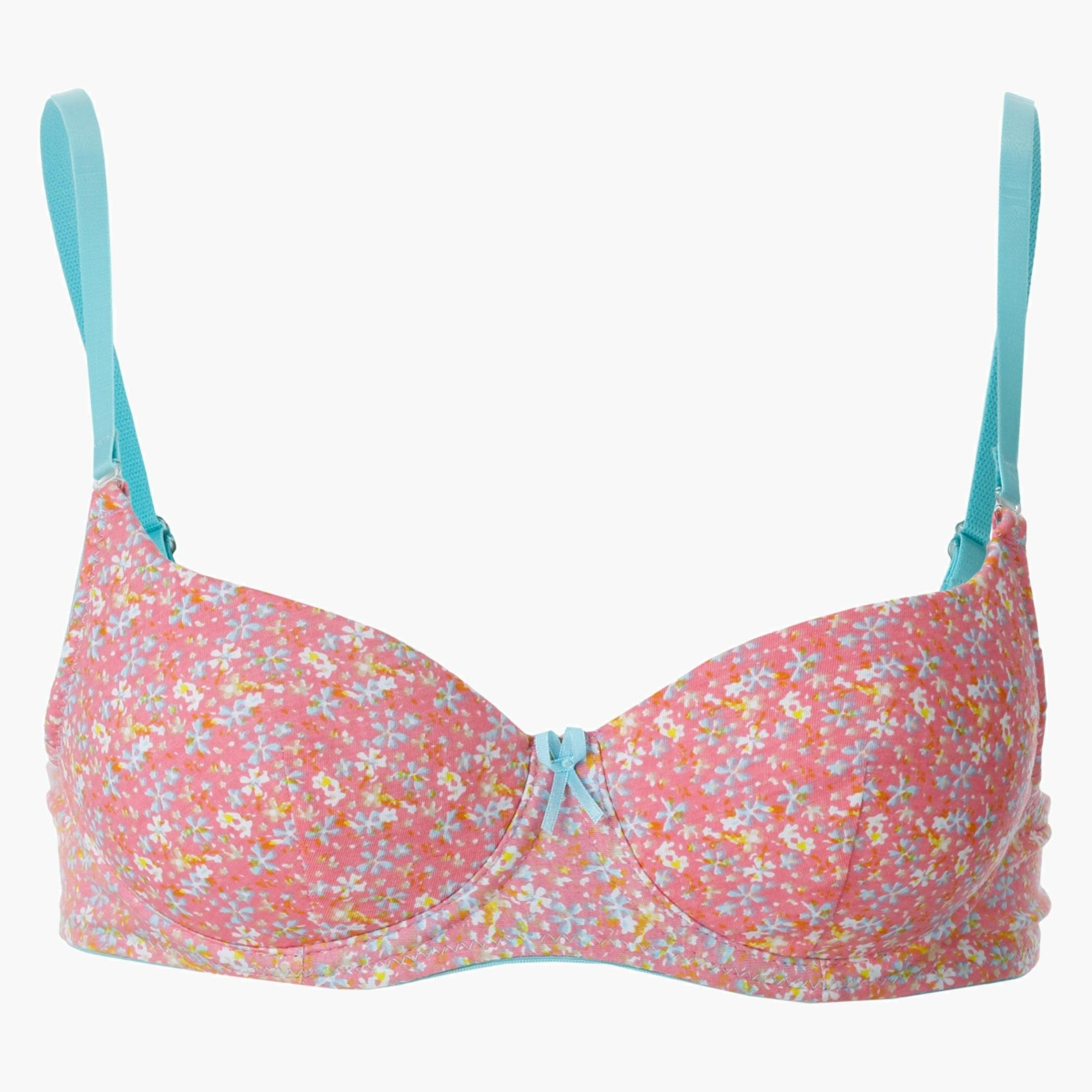 Solid and Printed Padded Bra - Set of 2-women-clothing-lingerie-bras-image-4