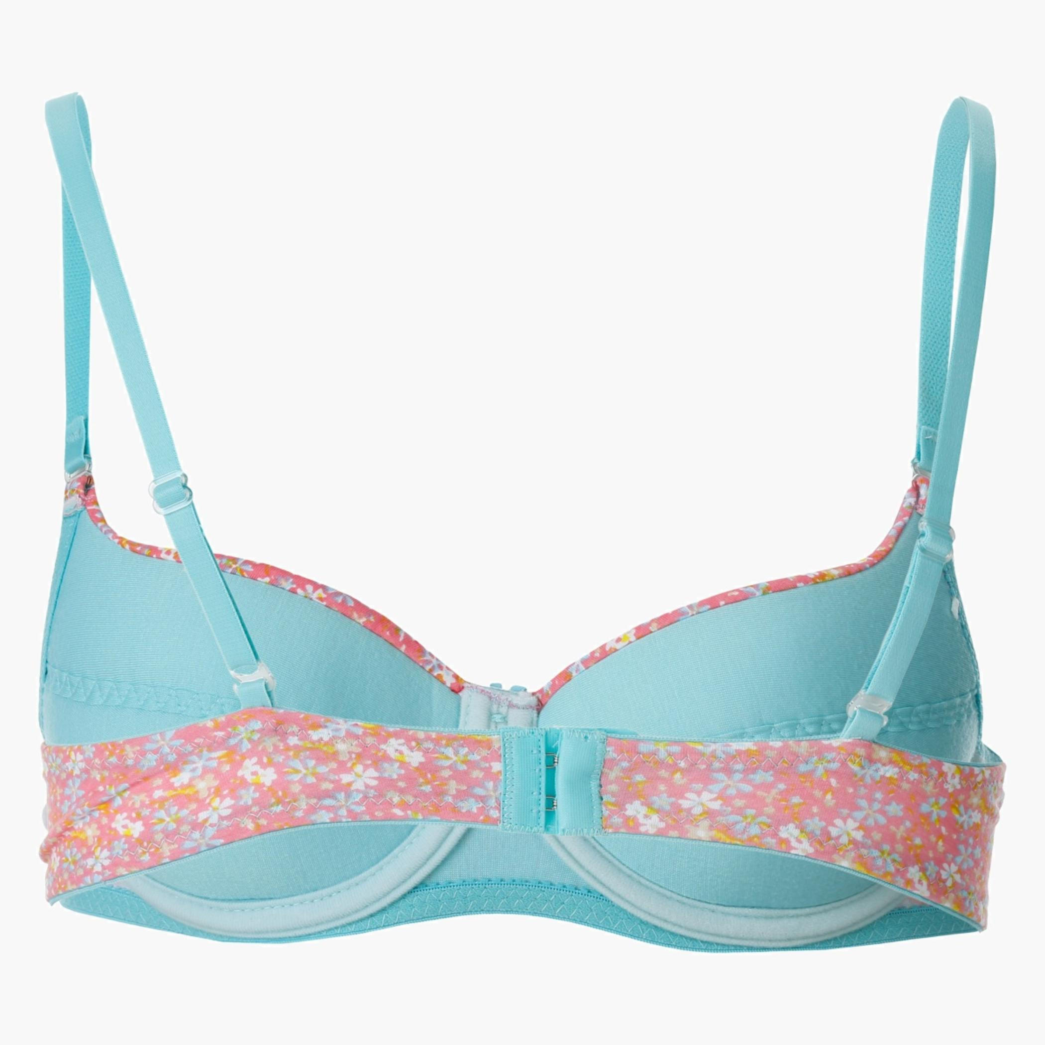 Solid and Printed Padded Bra - Set of 2-women-clothing-lingerie-bras-image-5