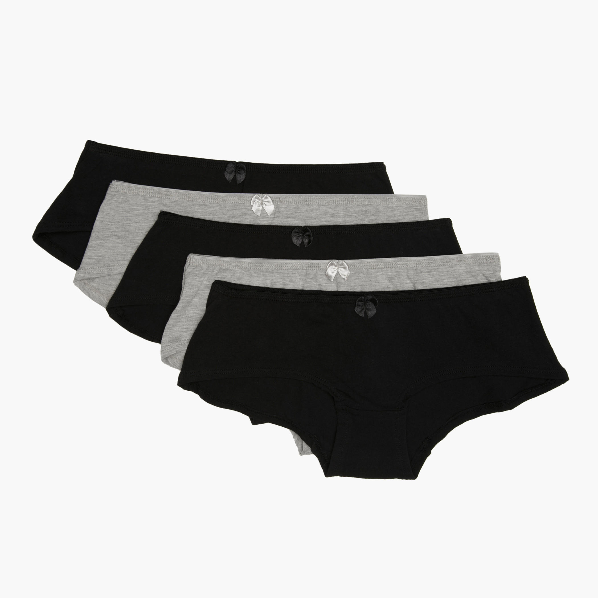 Solid Colour Brief - Set of 5-women-clothing-lingerie-panties-image-3