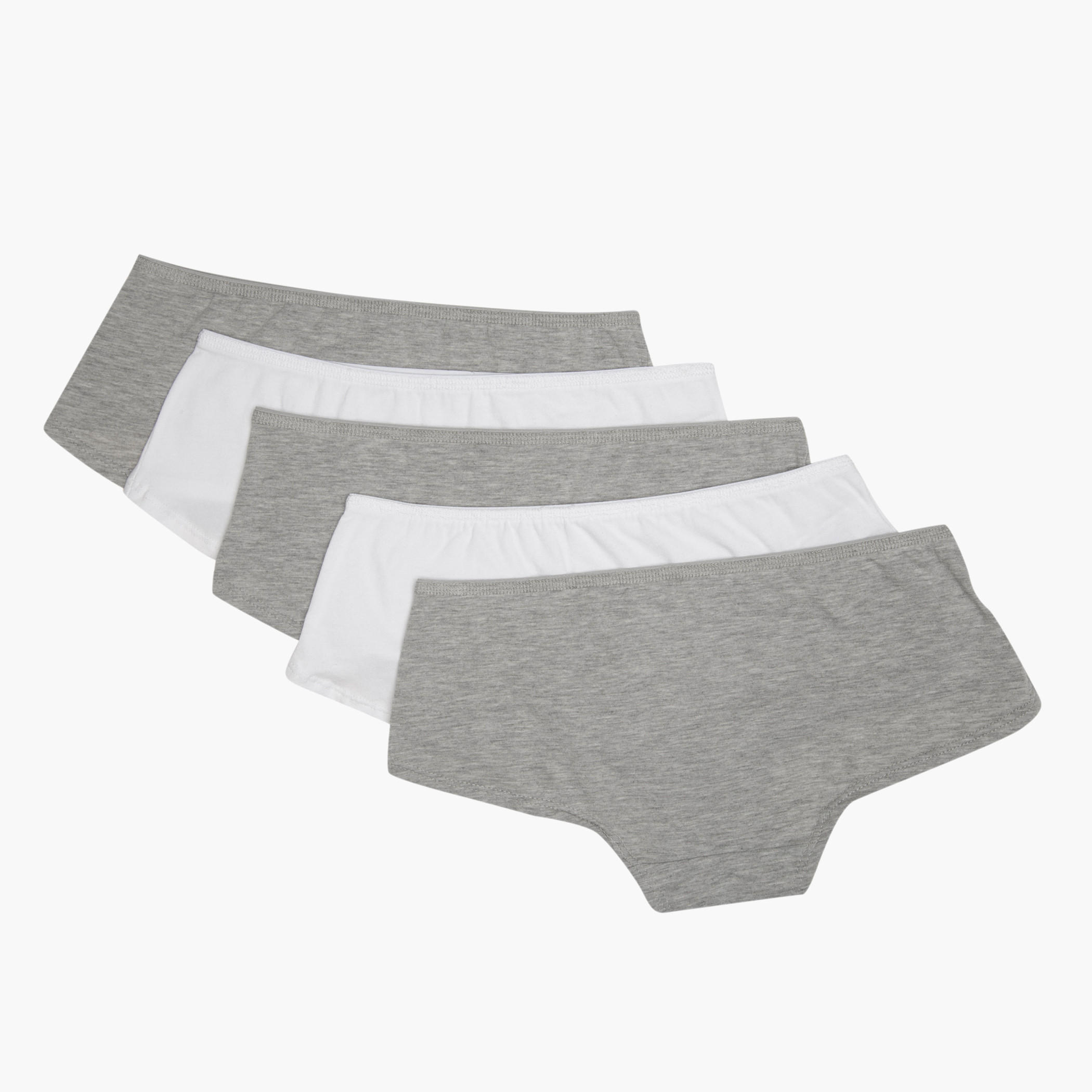 Solid Colour Brief - Set of 5-women-clothing-lingerie-panties-image-2