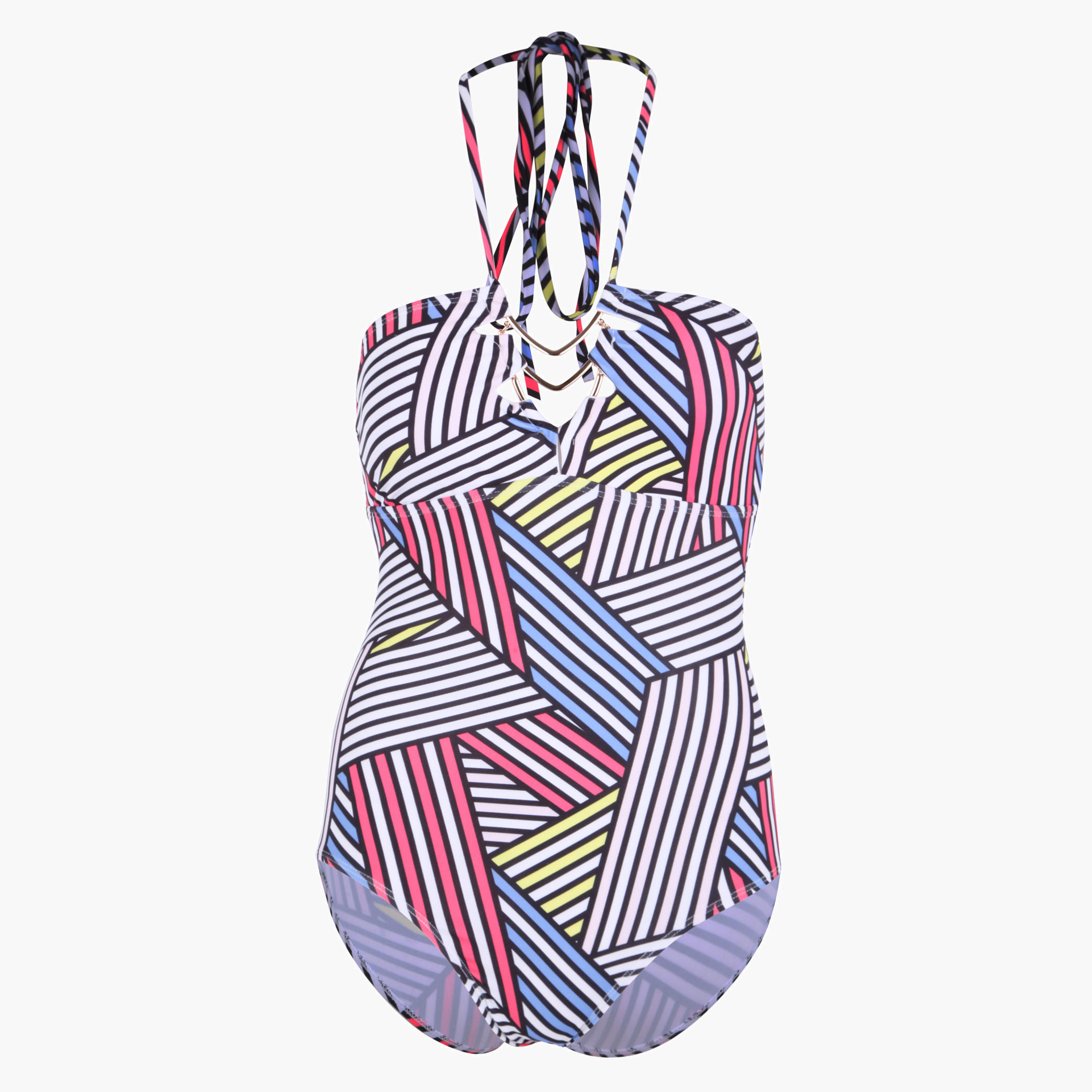 Printed Halter-neck Monokini-women-clothing-swimandbeach-swimsuits-image-1