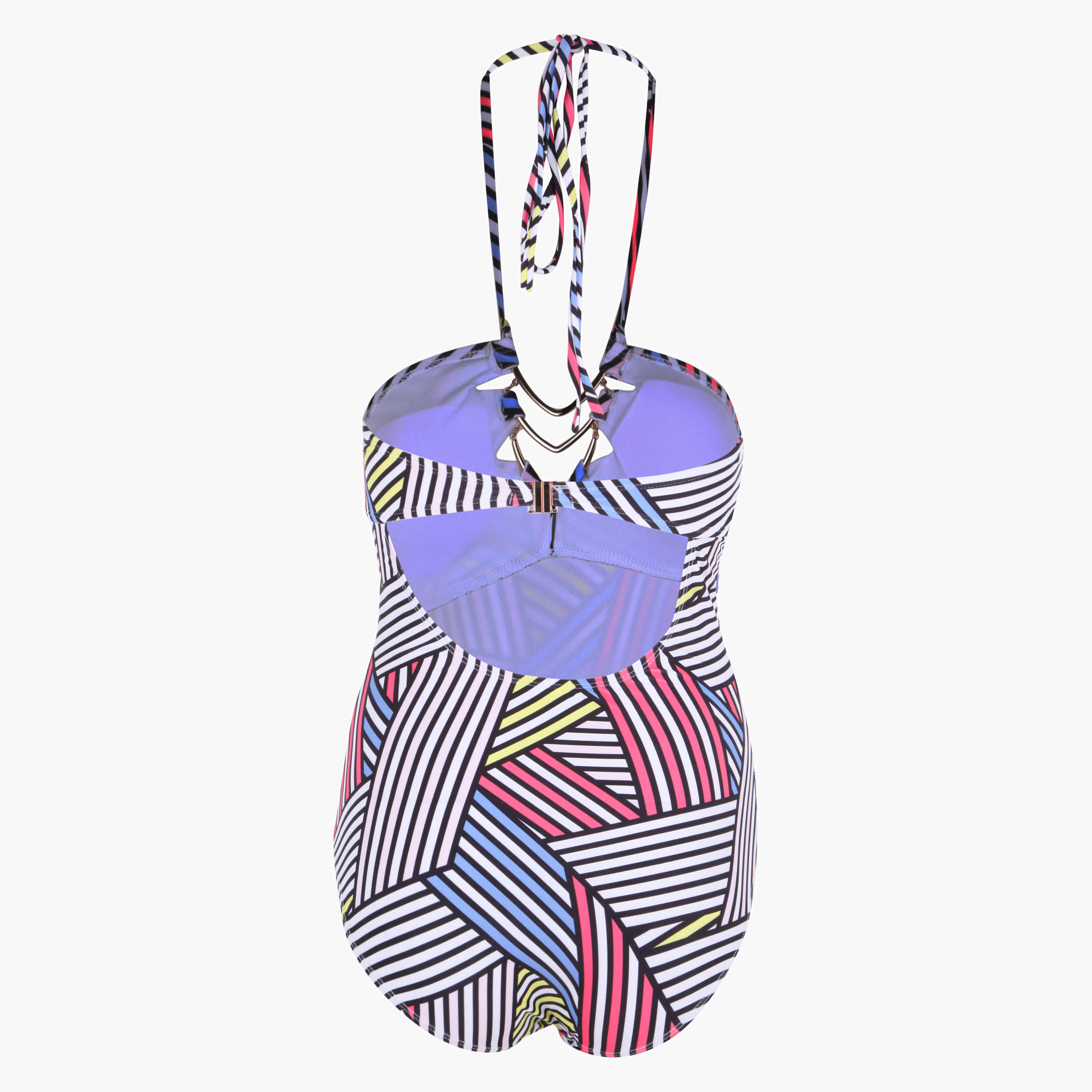 Printed Halter-neck Monokini-women-clothing-swimandbeach-swimsuits-image-2