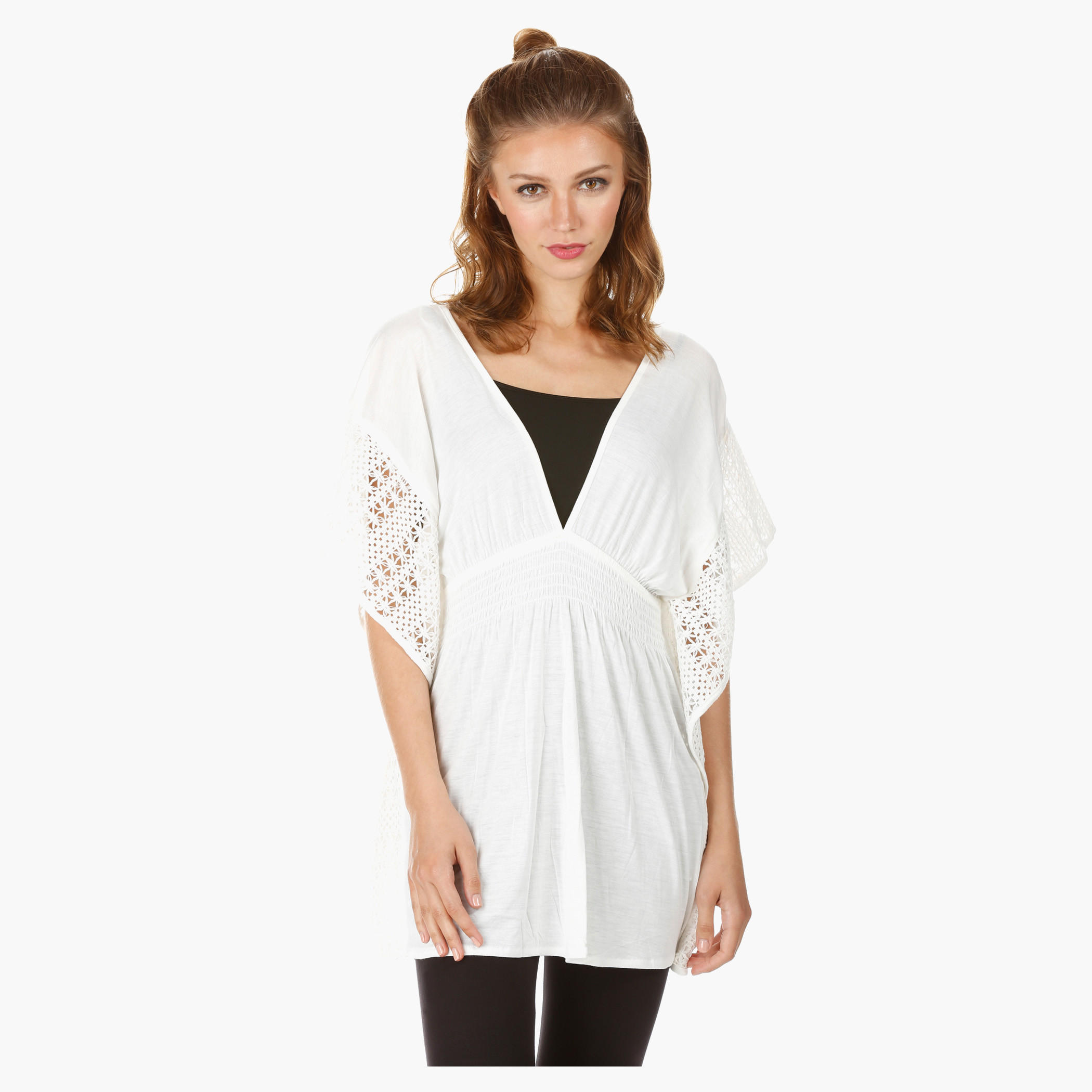 Solid Colour Top-women-clothing-shirtsandblouses-blouses-image-1
