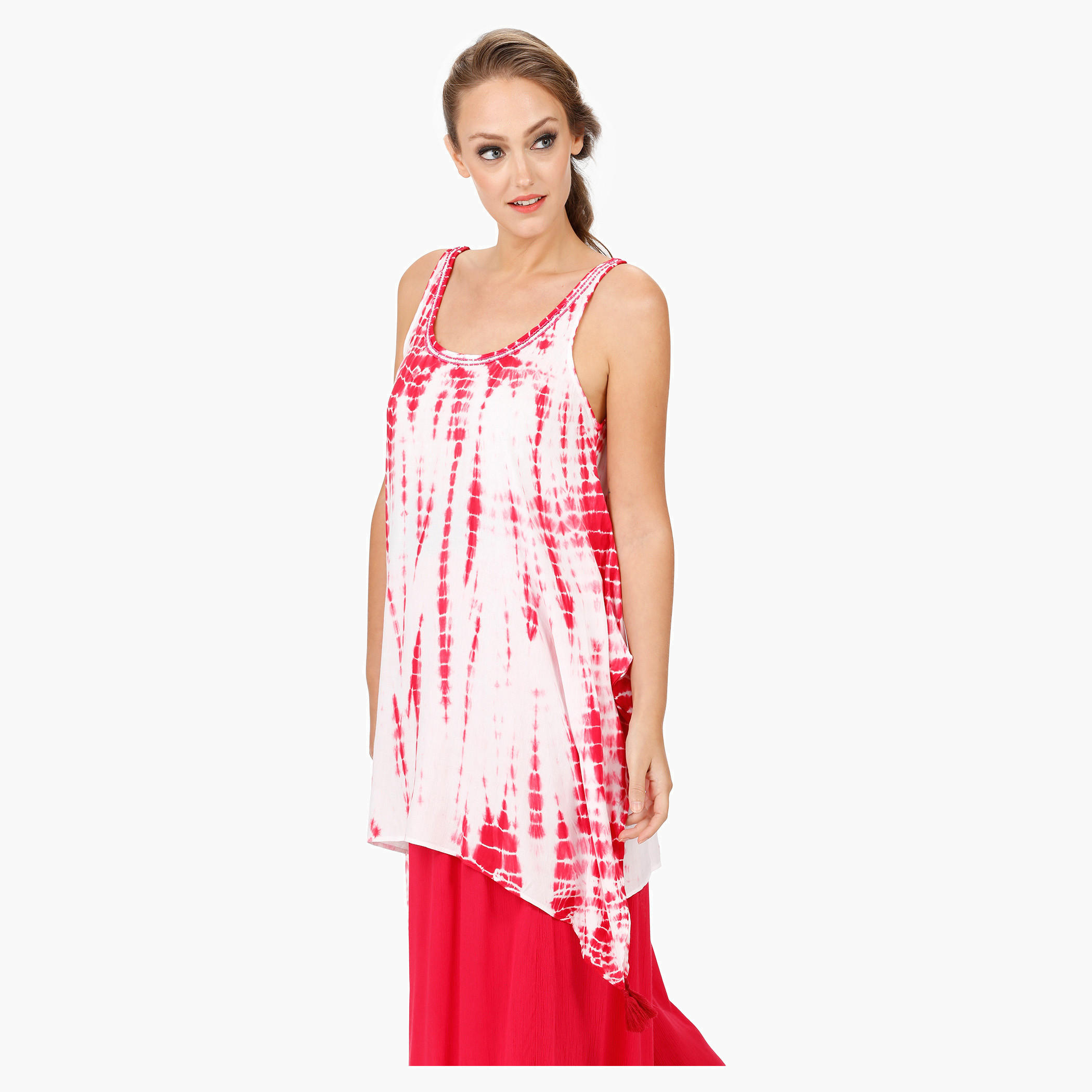 Sleeveless Round Neck Rayon Top-women-clothing-shirtsandblouses-blouses-image-3