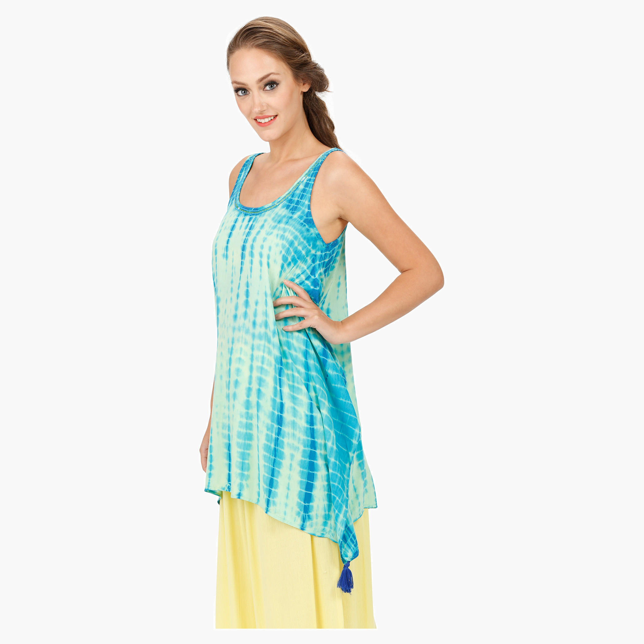 Sleeveless Round Neck Rayon Top-women-clothing-shirtsandblouses-blouses-image-8
