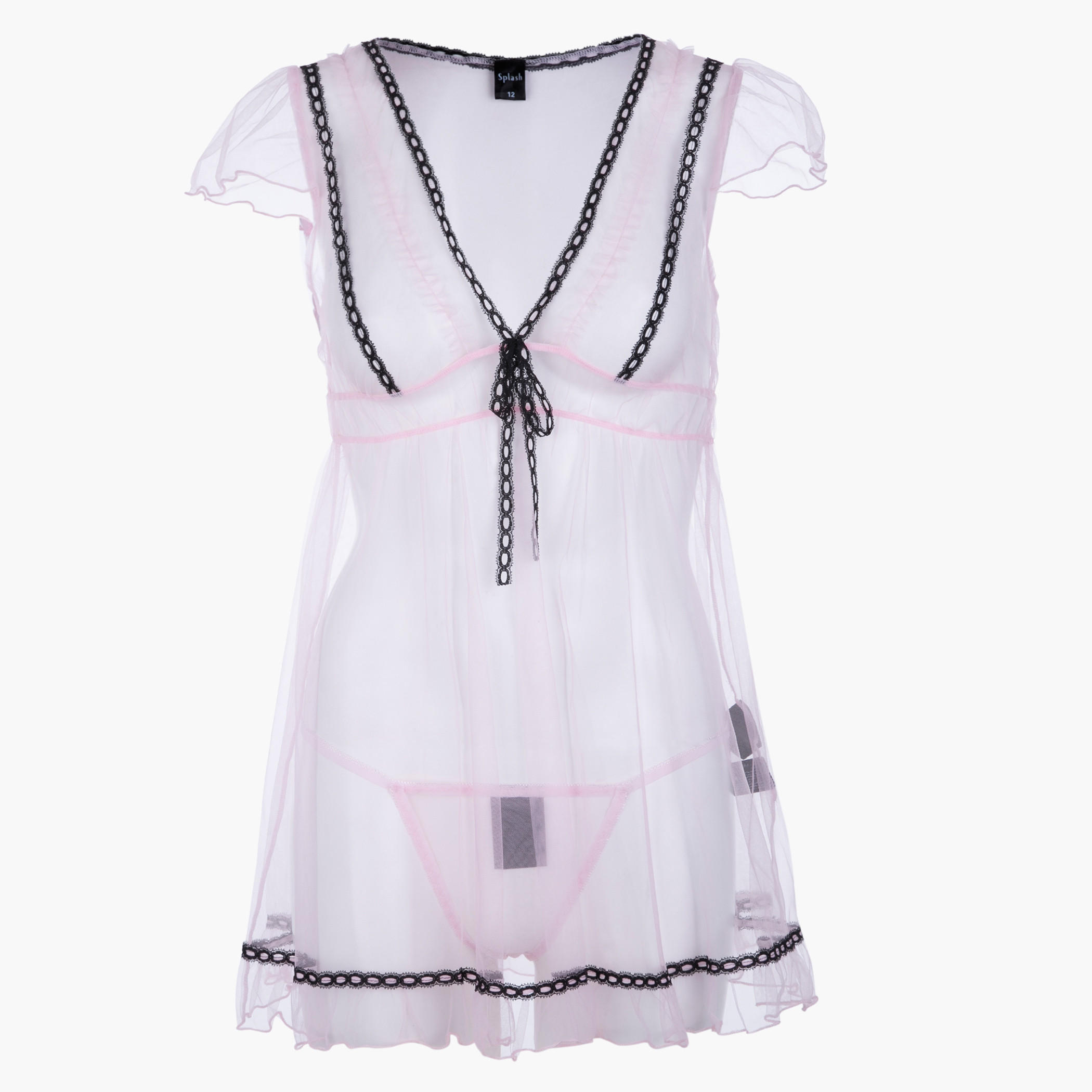 Short Night Dress-women-clothing-lingerie-babydollsandbodysuits-image-1