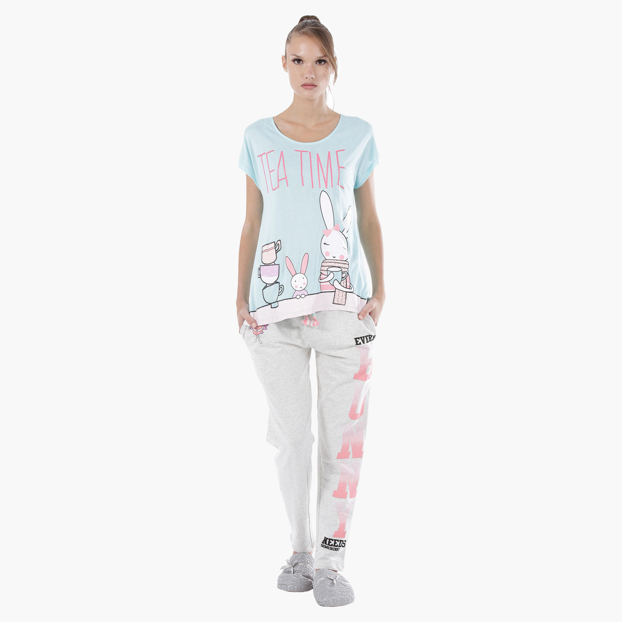 Printed Pajama Bottoms-women-clothing-nightwear-pyjamas-bottoms-image-5