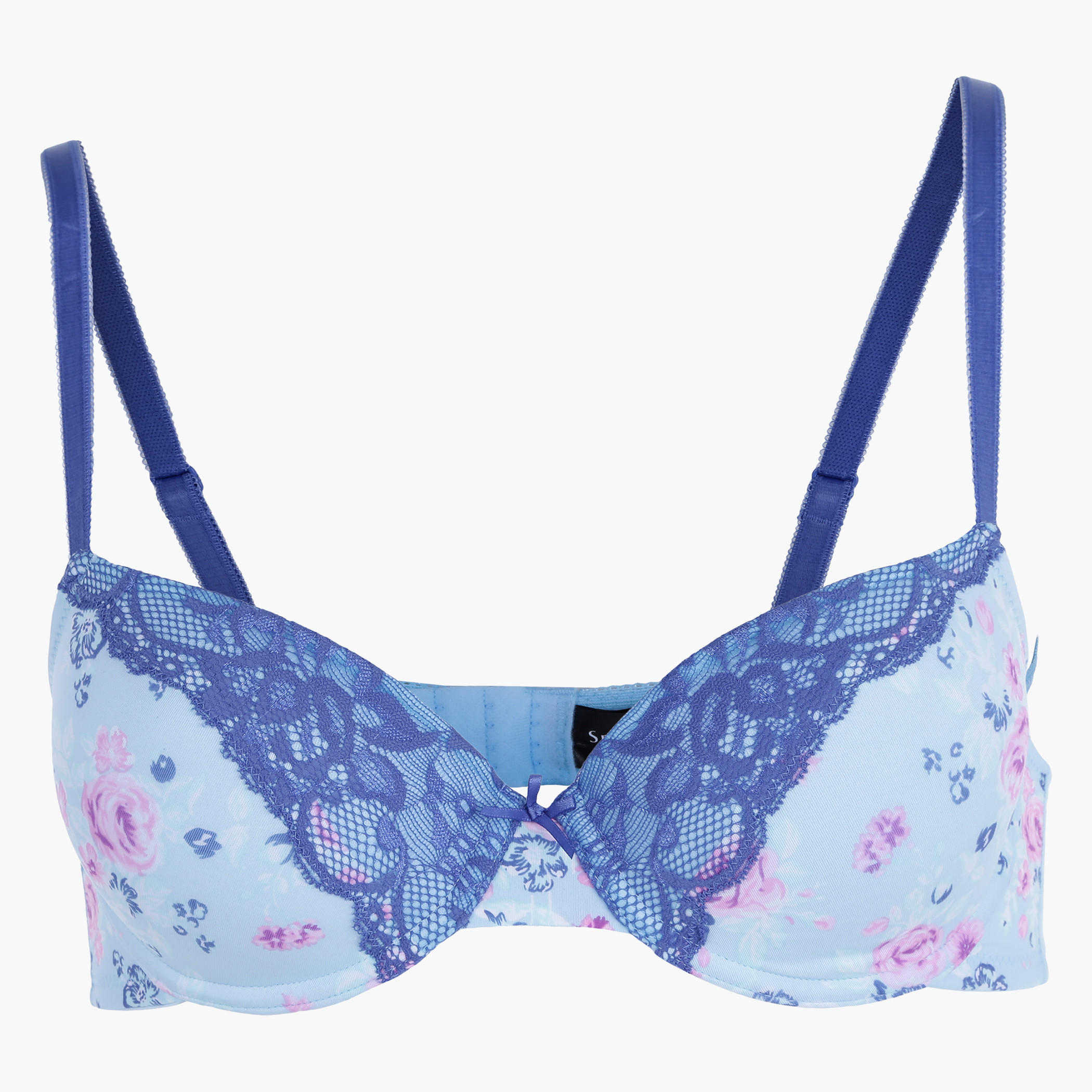 Solid and Printed Bras - Set of 2-women-clothing-lingerie-bras-image-3