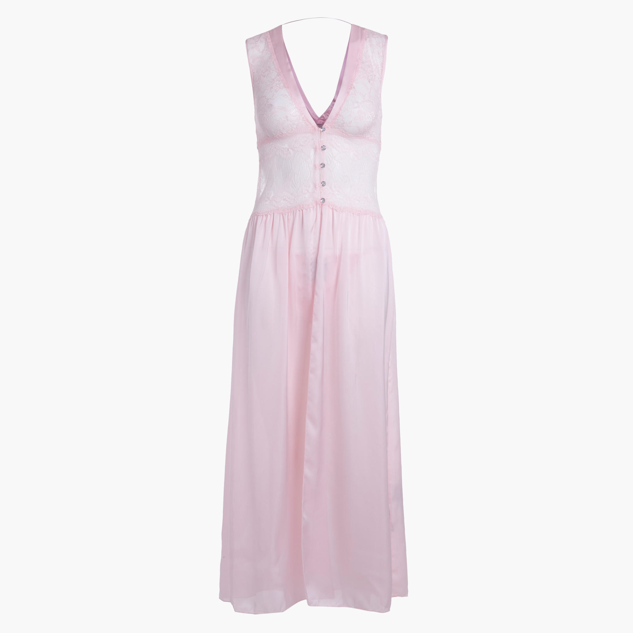Lace Maxi Dress with Thong-women-clothing-nightwear-nighties-image-1
