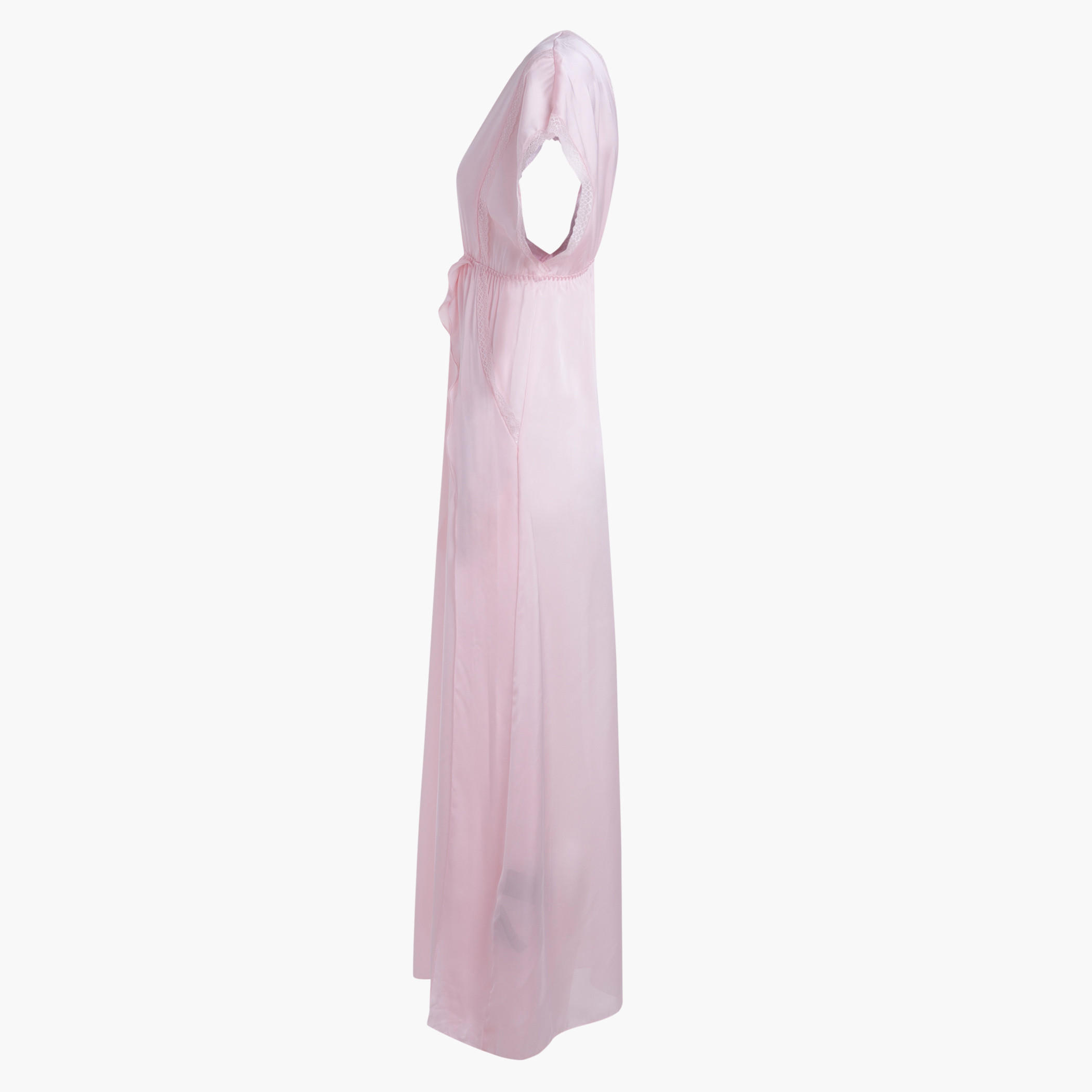 Maxi Night Dress with V-Neck-women-clothing-nightwear-nighties-image-3