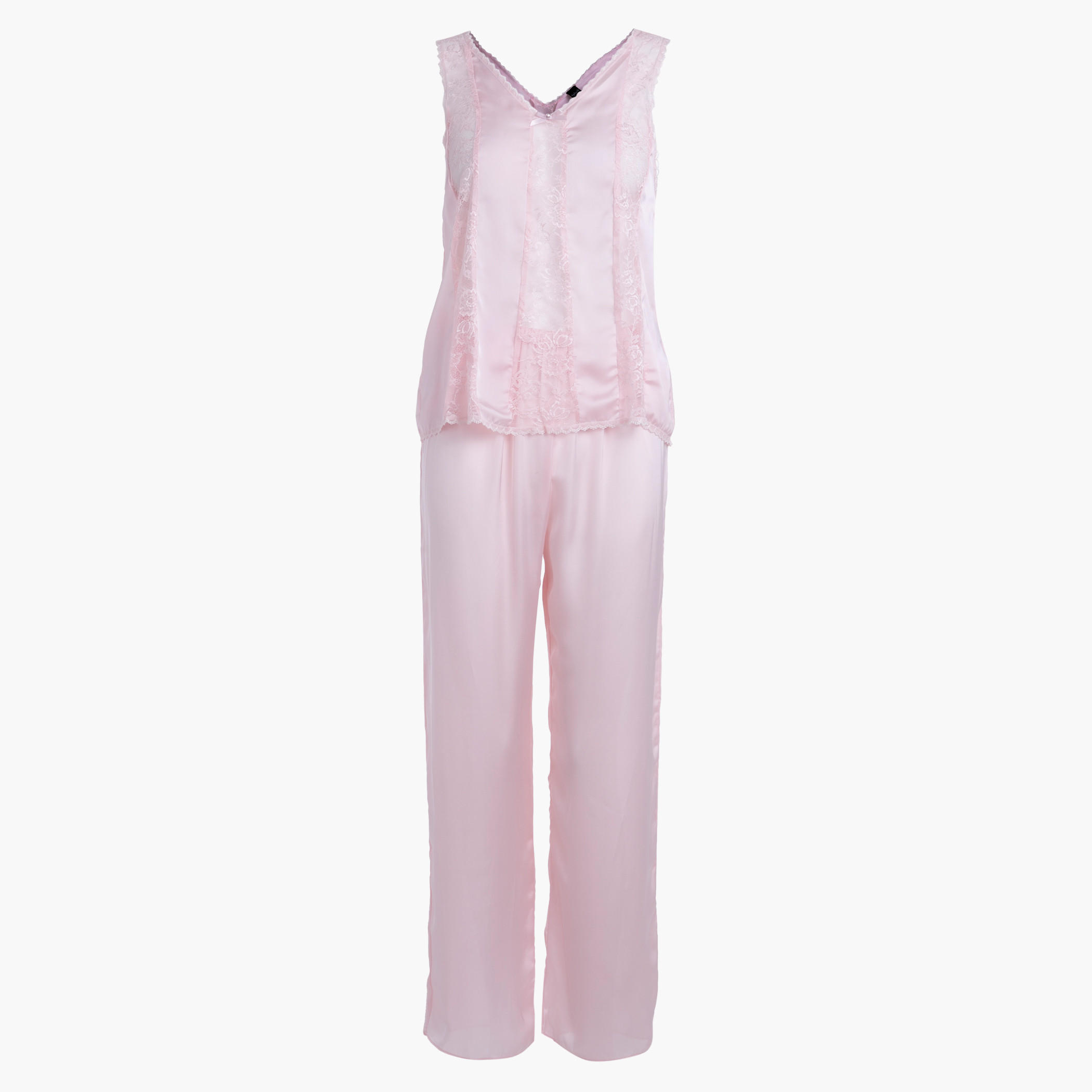 طقم بيجاما دانتيل دون أكمام-women-clothing-nightwear-pyjamas-longsets-image-6