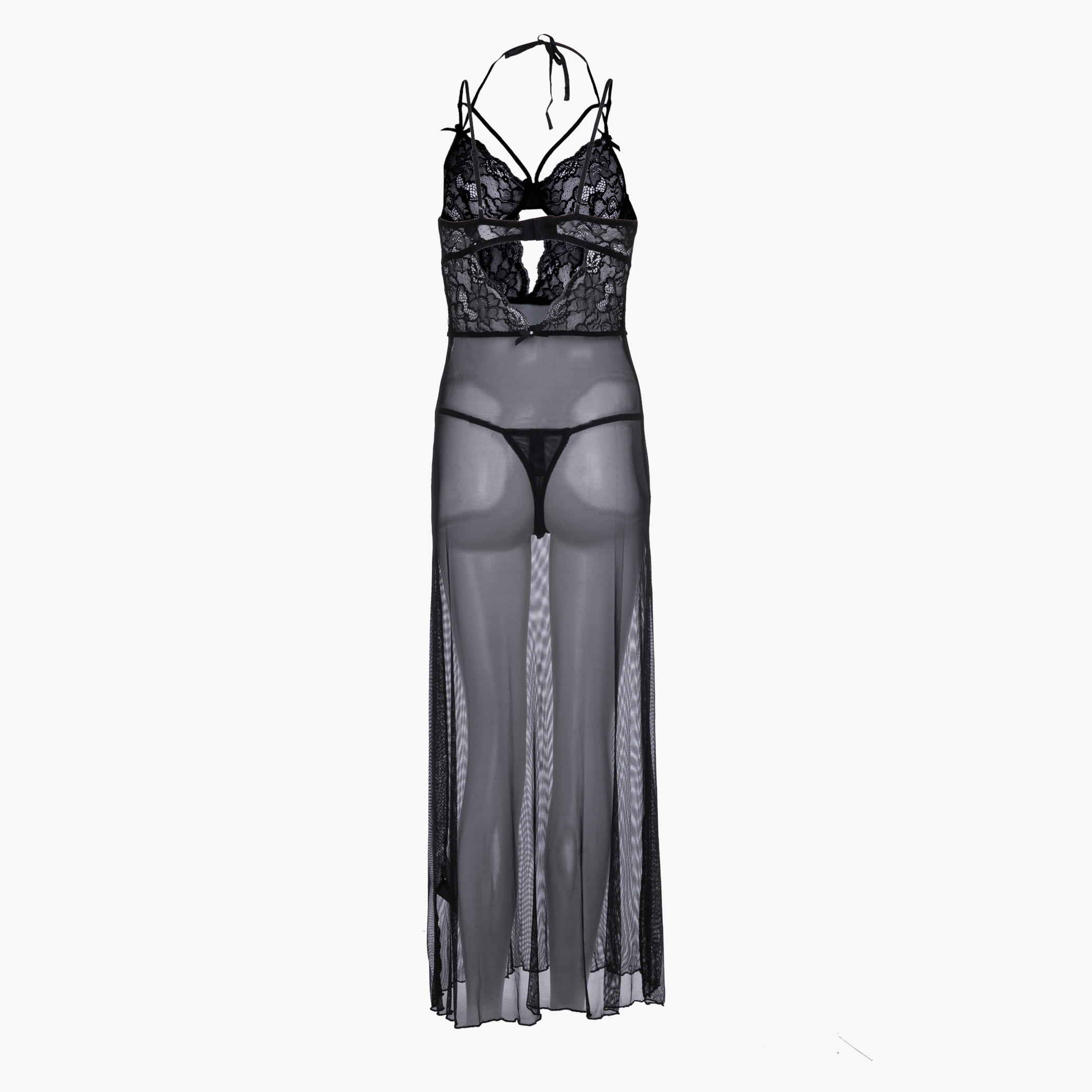 Mesh Maxi Night Dress with Thong-women-clothing-lingerie-babydollsandbodysuits-image-2