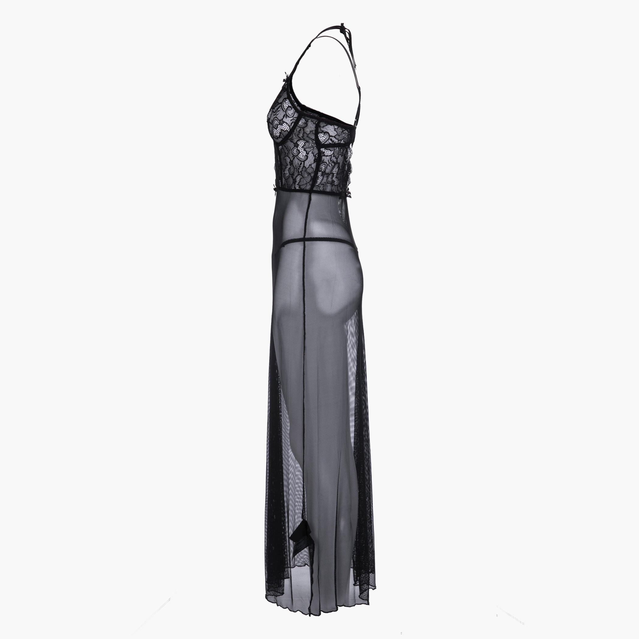 Mesh Maxi Night Dress with Thong-women-clothing-lingerie-babydollsandbodysuits-image-3