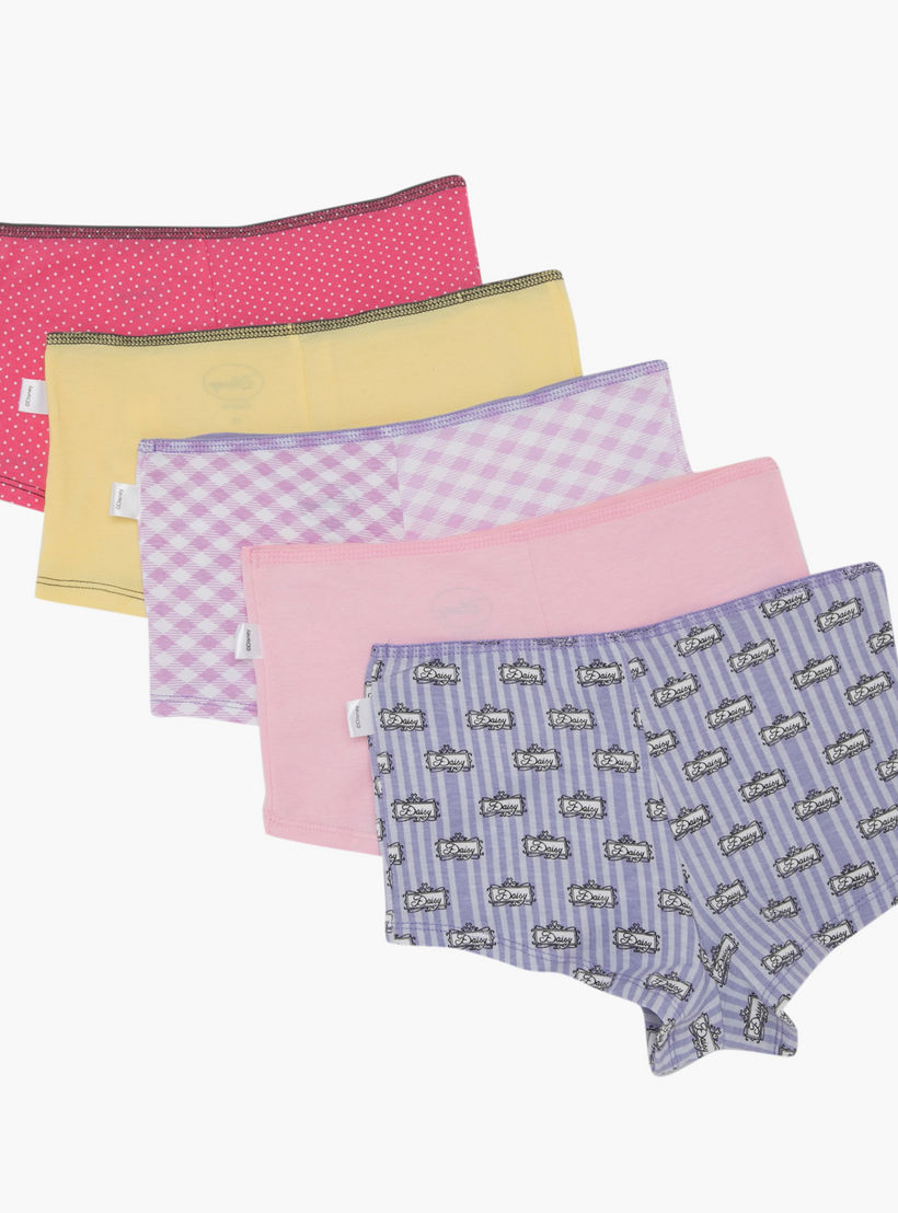 Daisy Duck Printed Briefs - Set of 5-women-clothing-lingerie-panties-image-2