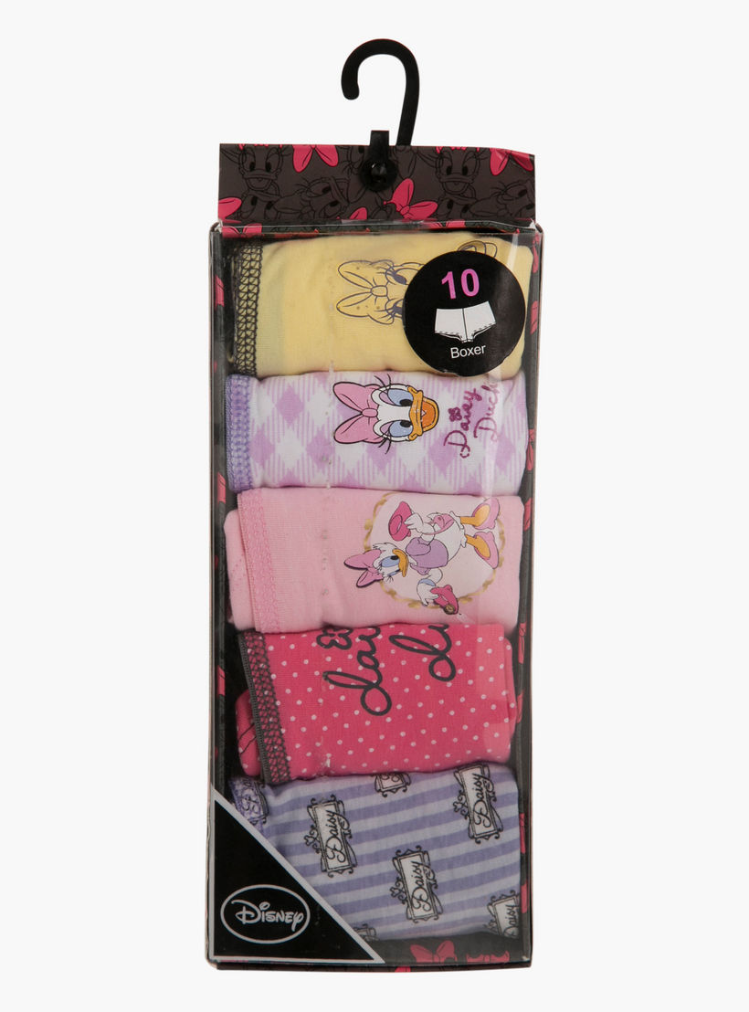 Daisy Duck Printed Briefs - Set of 5-women-clothing-lingerie-panties-image-1