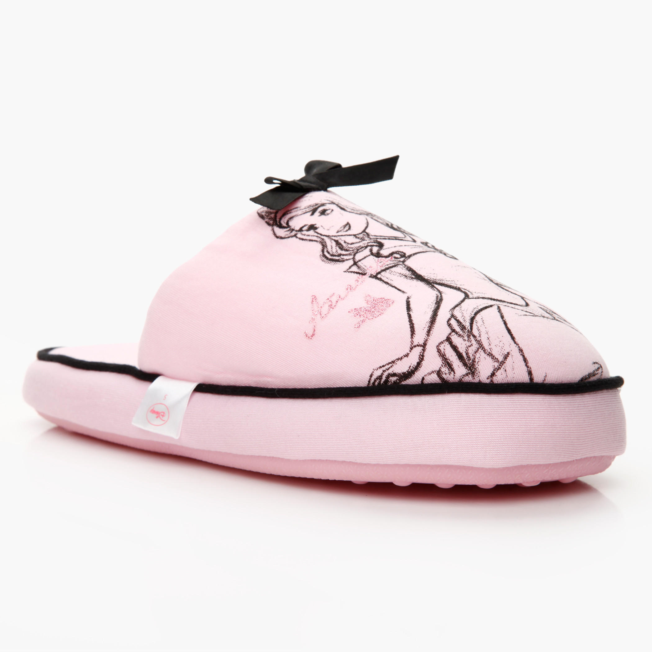 Printed Slippers with Bow Accent-women-clothing-nightwear-bedroomslippers-image-4
