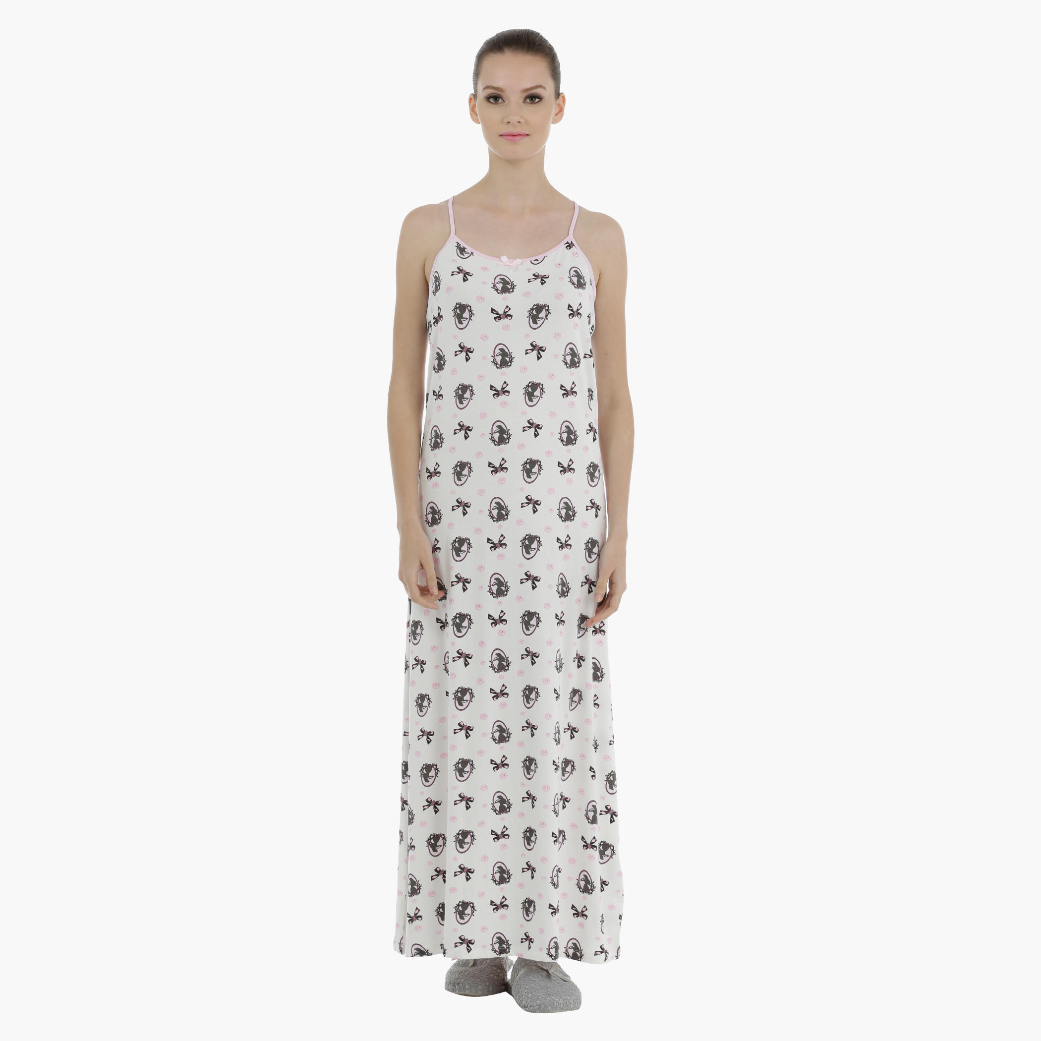 Sleeping Beauty Sleeveless Maxi Dress-women-clothing-nightwear-nighties-image-1