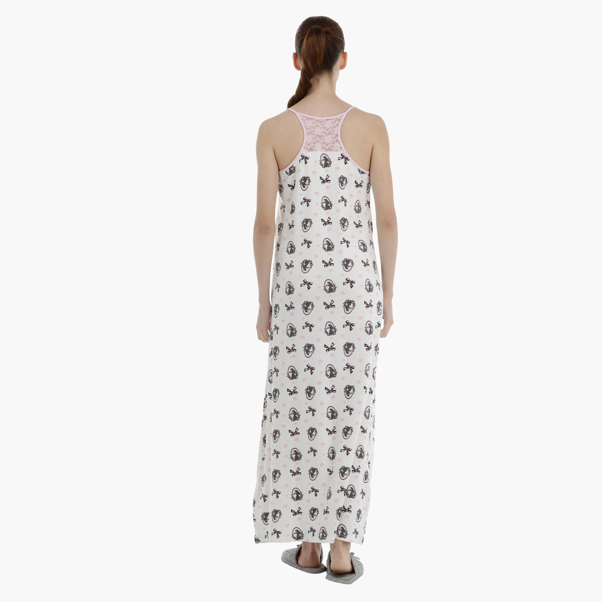 Sleeping Beauty Sleeveless Maxi Dress-women-clothing-nightwear-nighties-image-2