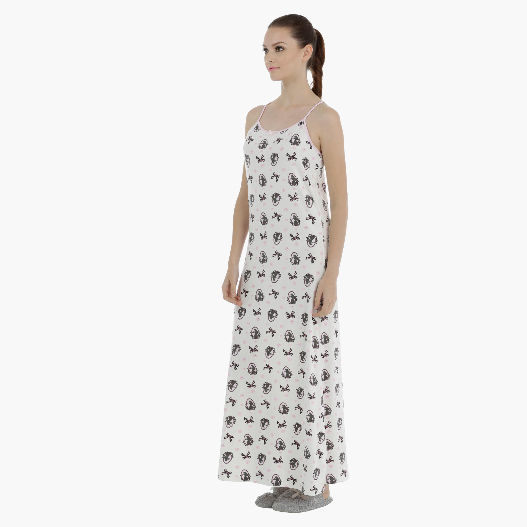Sleeping Beauty Sleeveless Maxi Dress-women-clothing-nightwear-nighties-image-3