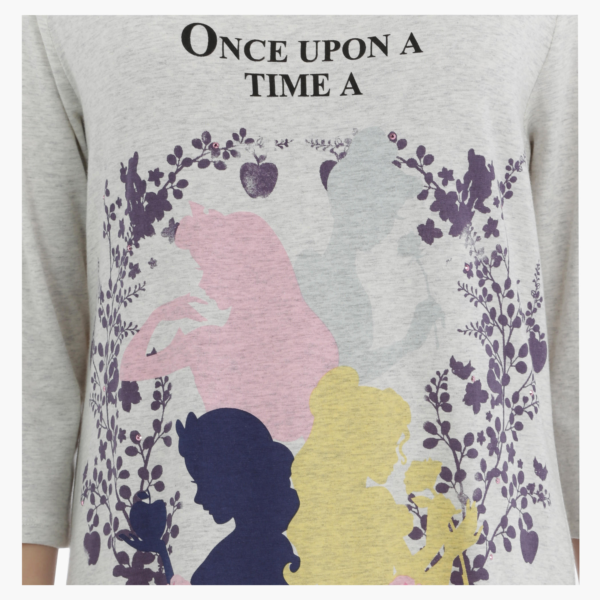 Princess Printed Sleep Dress-women-clothing-nightwear-nighties-image-2