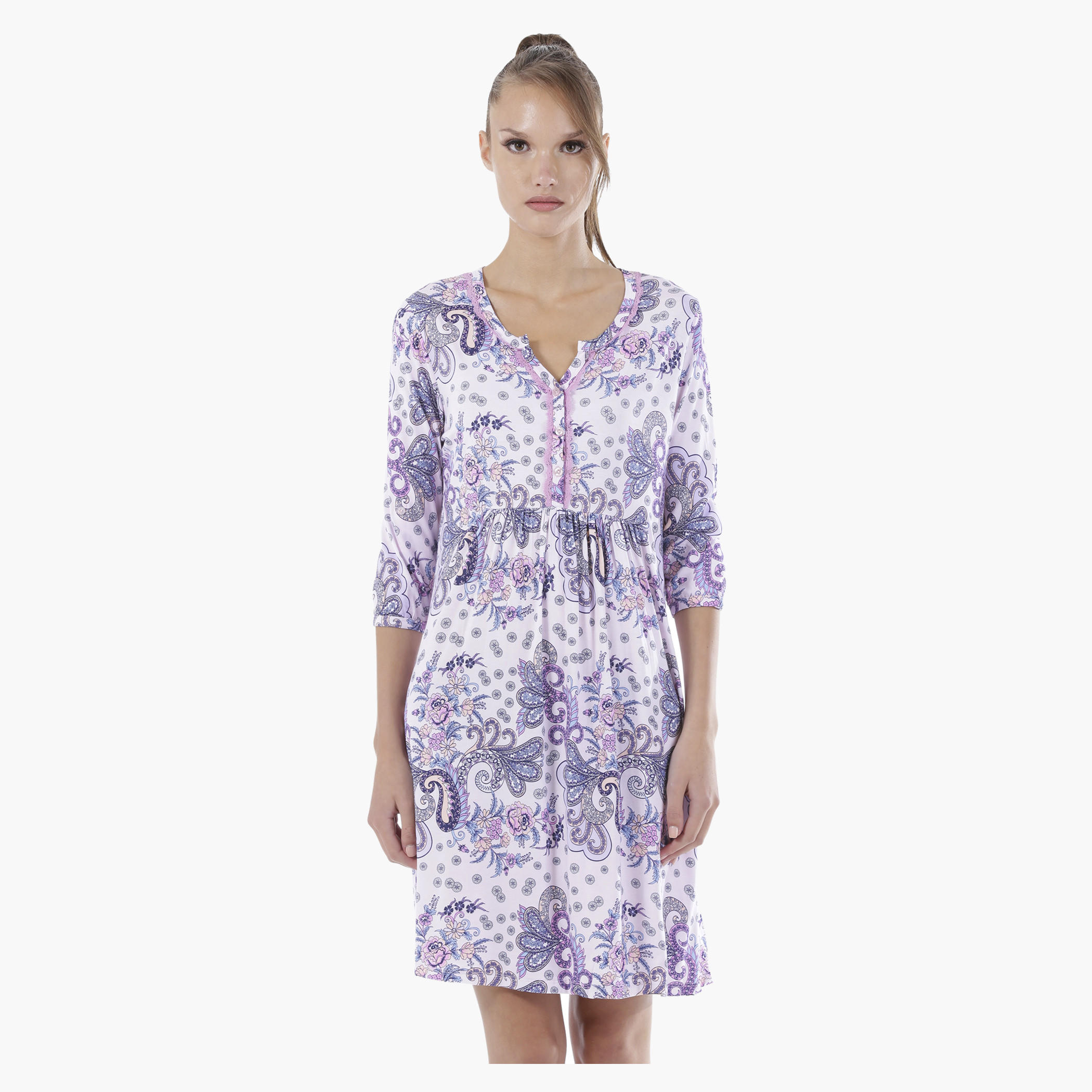 Knitted Short Dress-women-clothing-nightwear-nighties-image-5