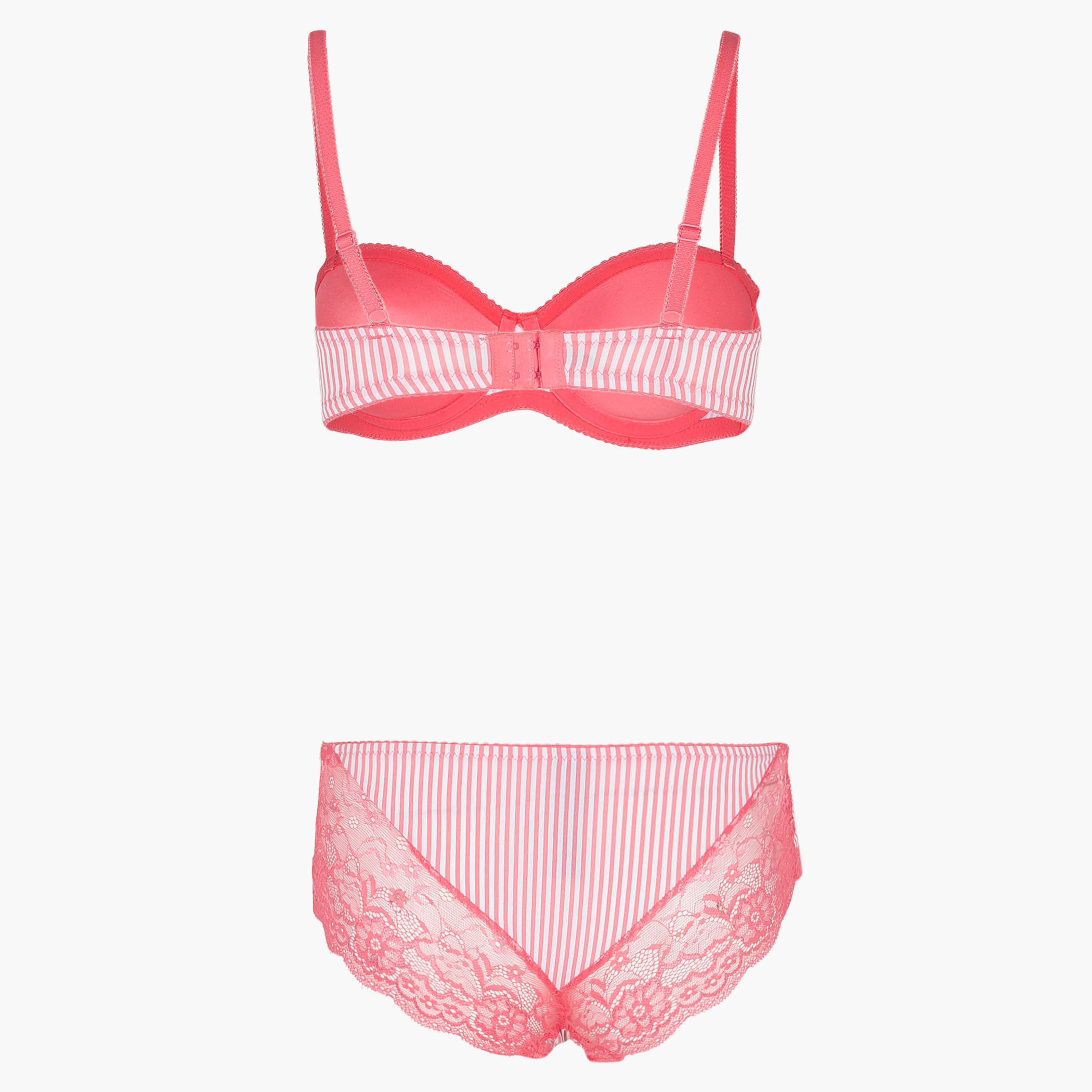 Striped Balconette Bra and Underwear Set-women-clothing-lingerie-lingeriesets-image-1