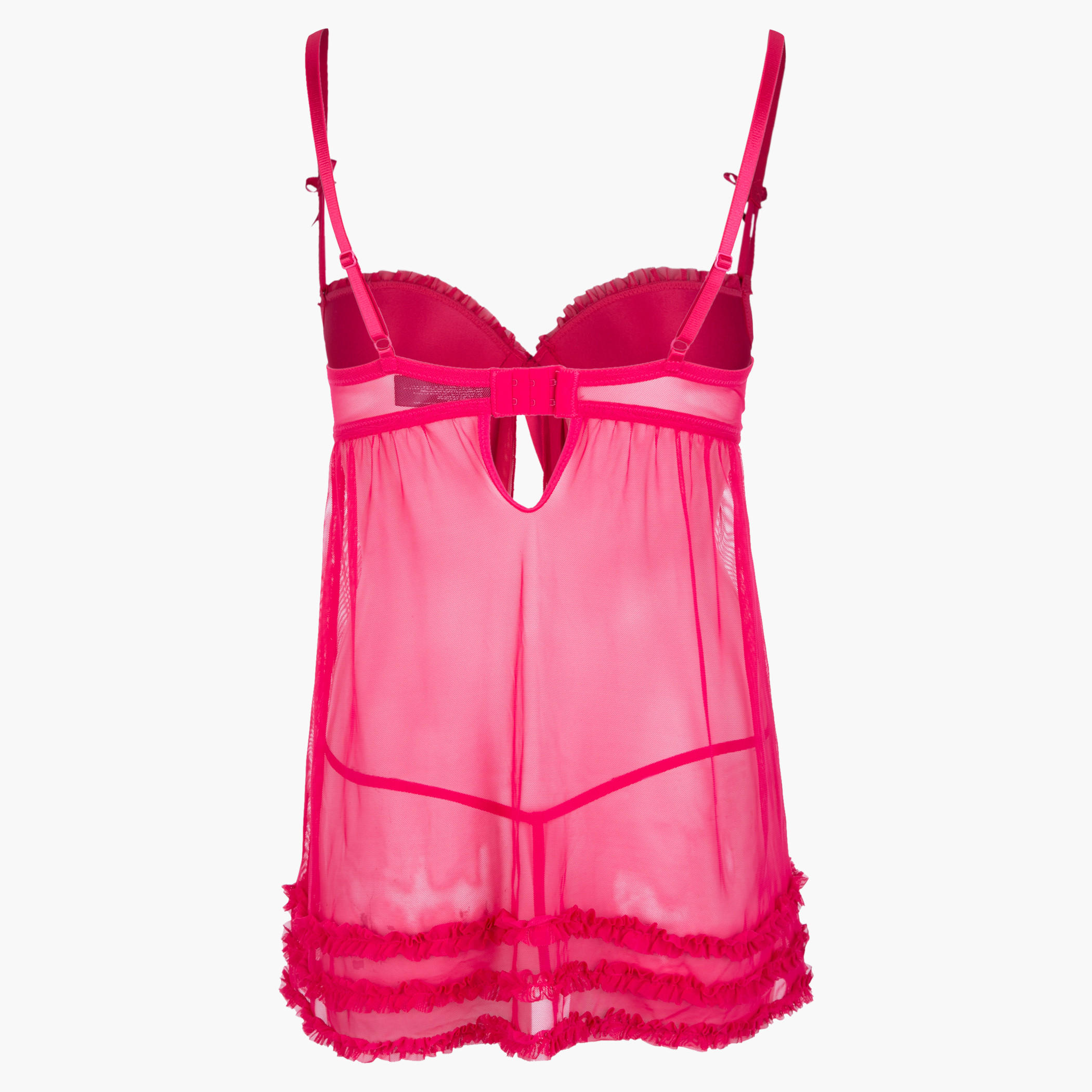 Solid Color Babydoll Set-women-clothing-lingerie-babydollsandbodysuits-image-7