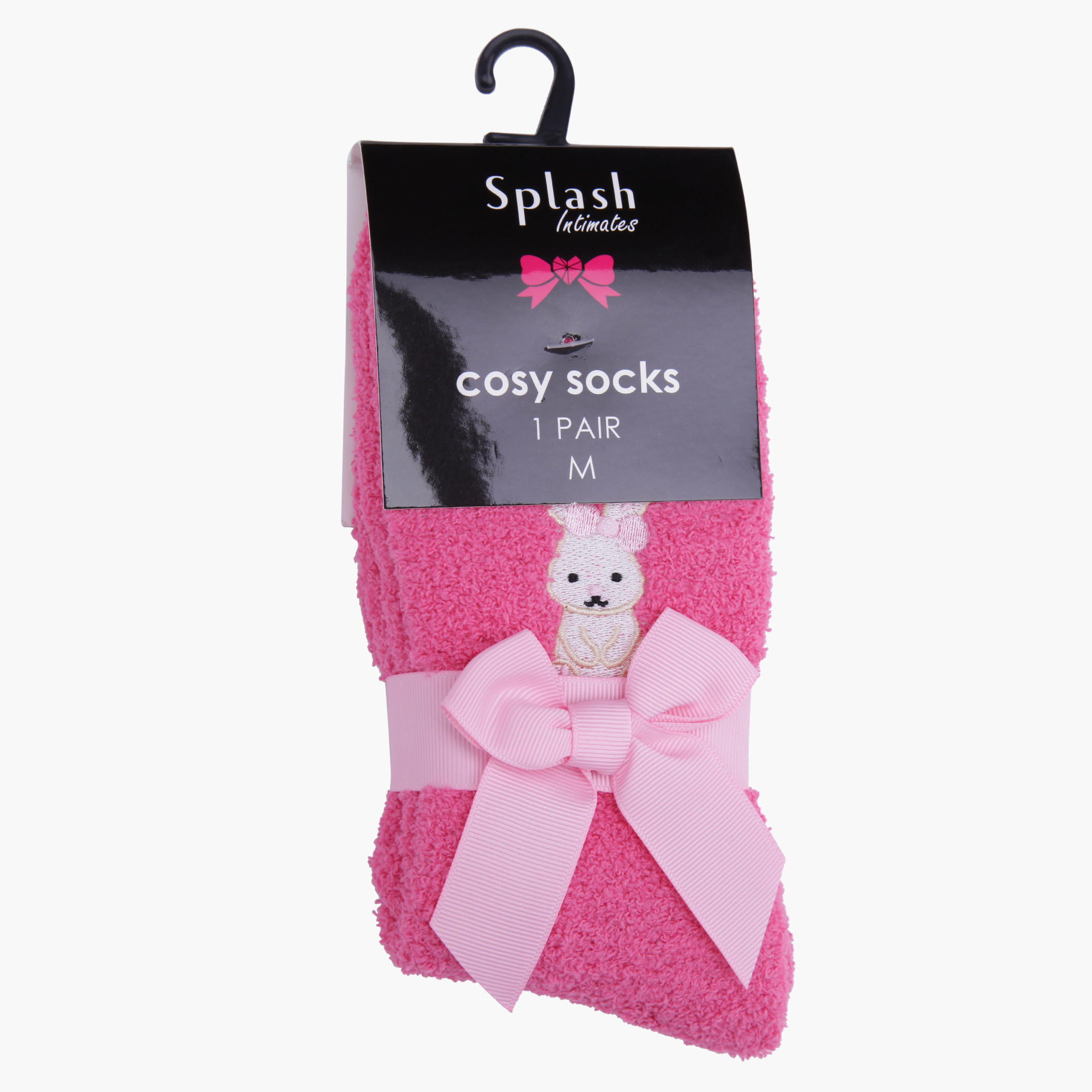 Bunny Applique Socks-women-socksandstockings-image-2