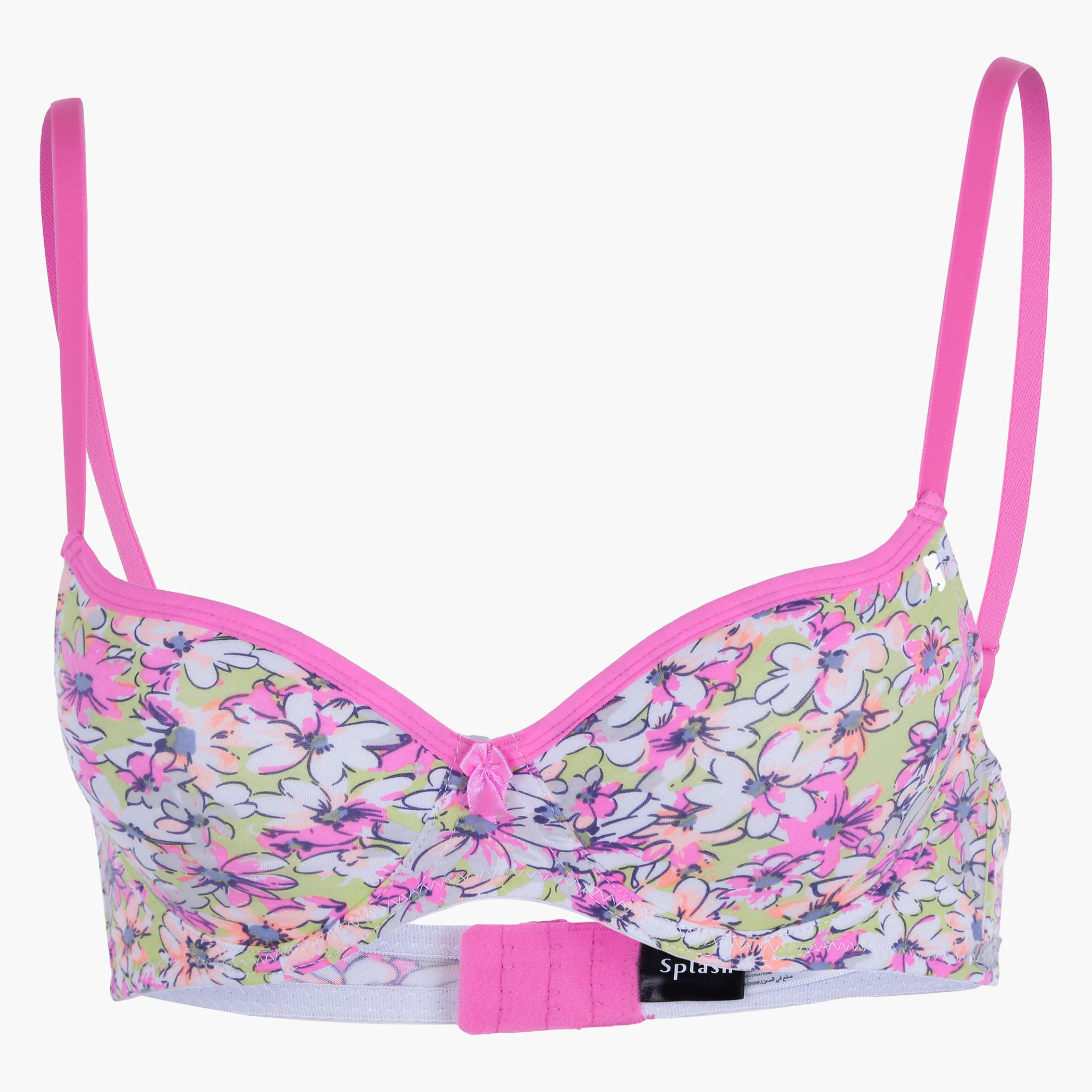 Floral Print Bra-women-clothing-lingerie-bras-image-1