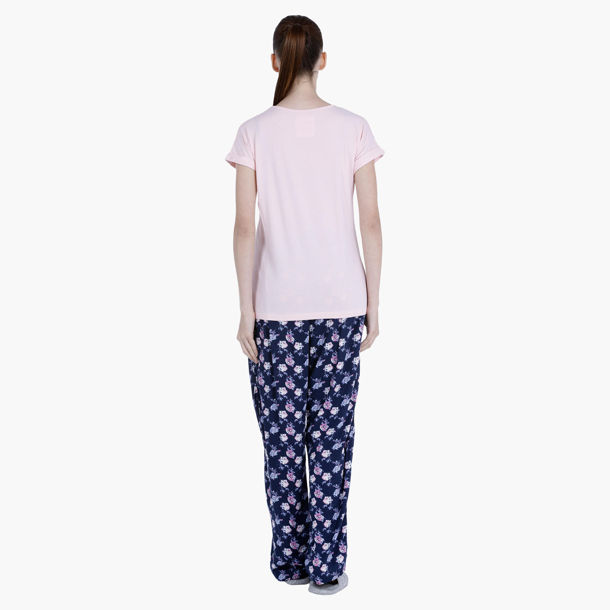 Printed Pajama Set-women-clothing-nightwear-pyjamas-longsets-image-2