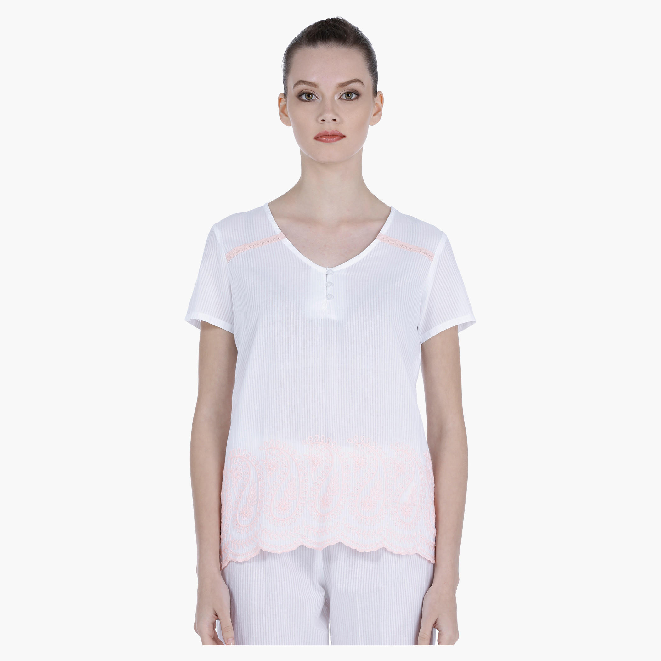 Embroidered Cotton Capri Set-women-clothing-nightwear-pyjamas-longsets-image-4