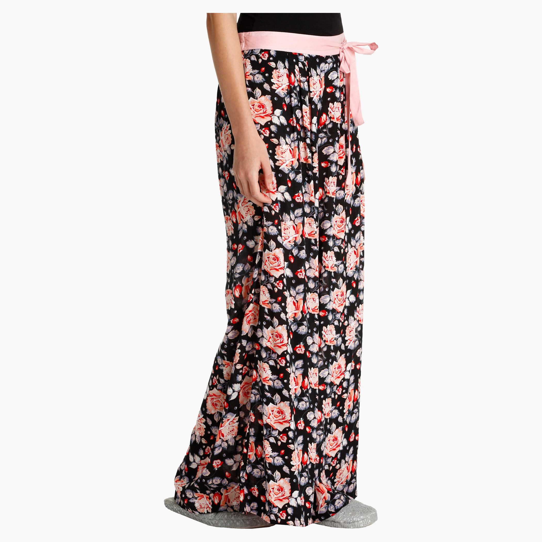 بنطال بيجاما بخصر مطّاطي وطبعات-women-clothing-nightwear-pyjamas-bottoms-image-3
