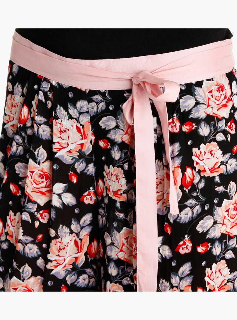 بنطال بيجاما بخصر مطّاطي وطبعات-women-clothing-nightwear-pyjamas-bottoms-image-2