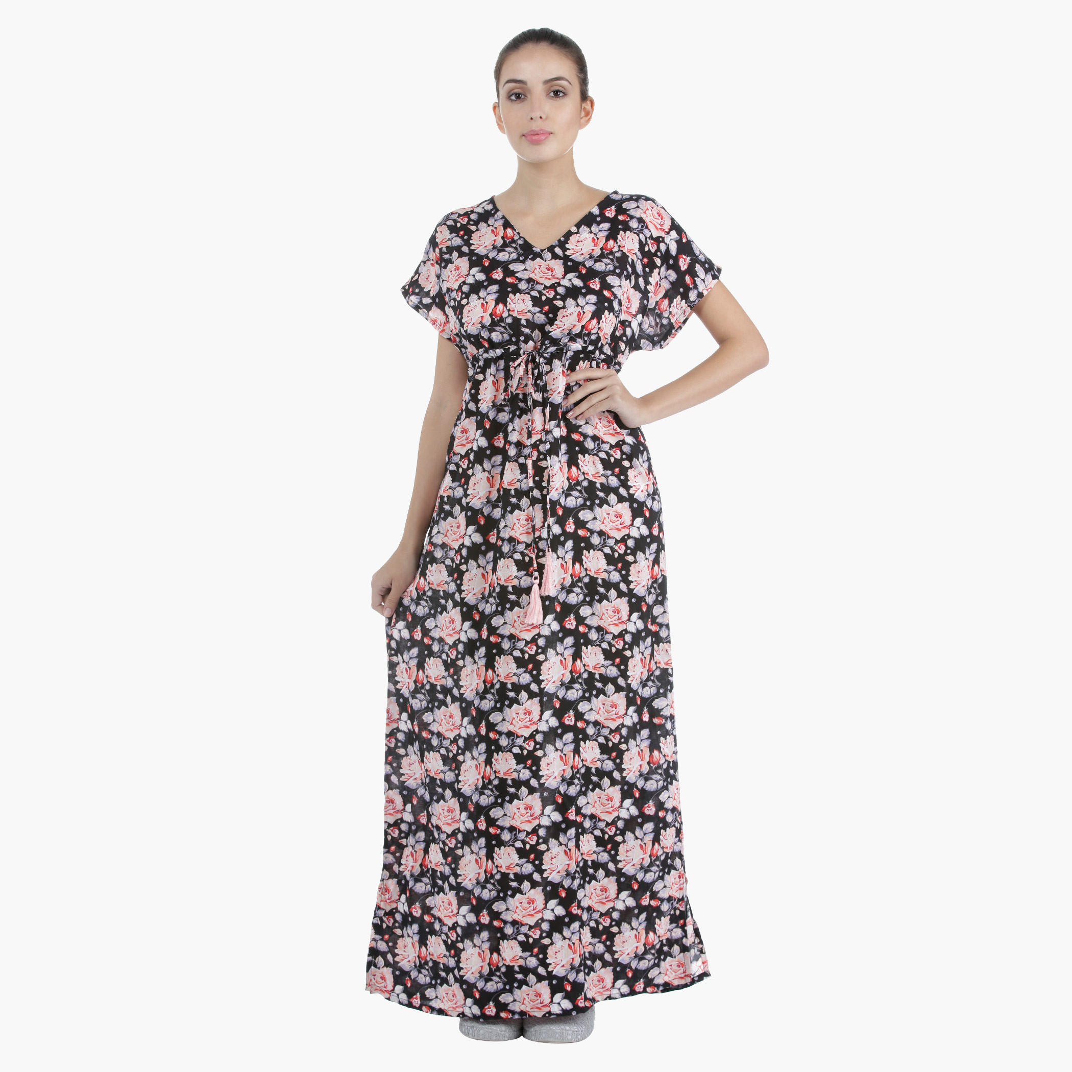 Long Printed Nightdress-women-clothing-nightwear-nighties-image-1