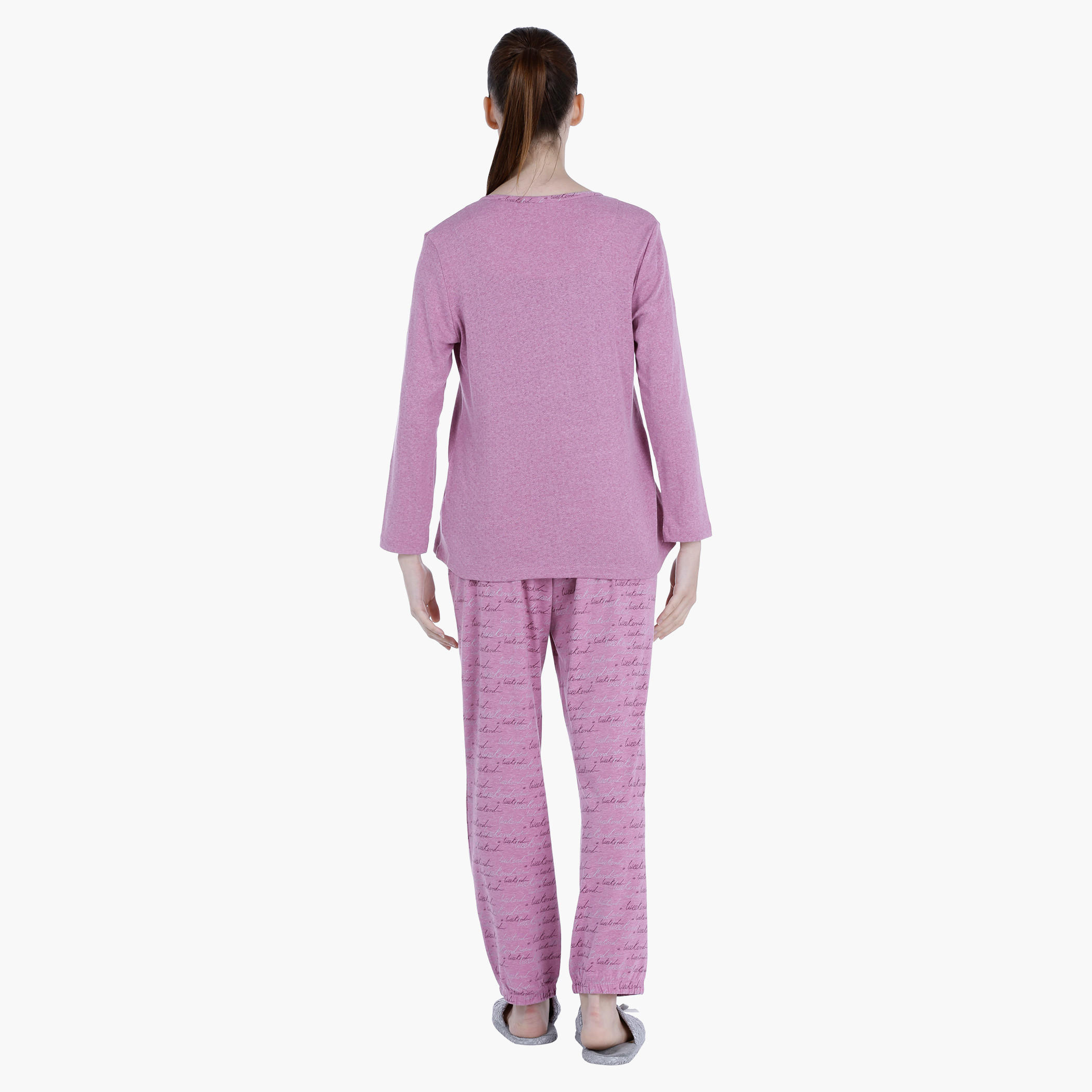 طقم بيجاما بطبعات-women-clothing-nightwear-pyjamas-longsets-image-4
