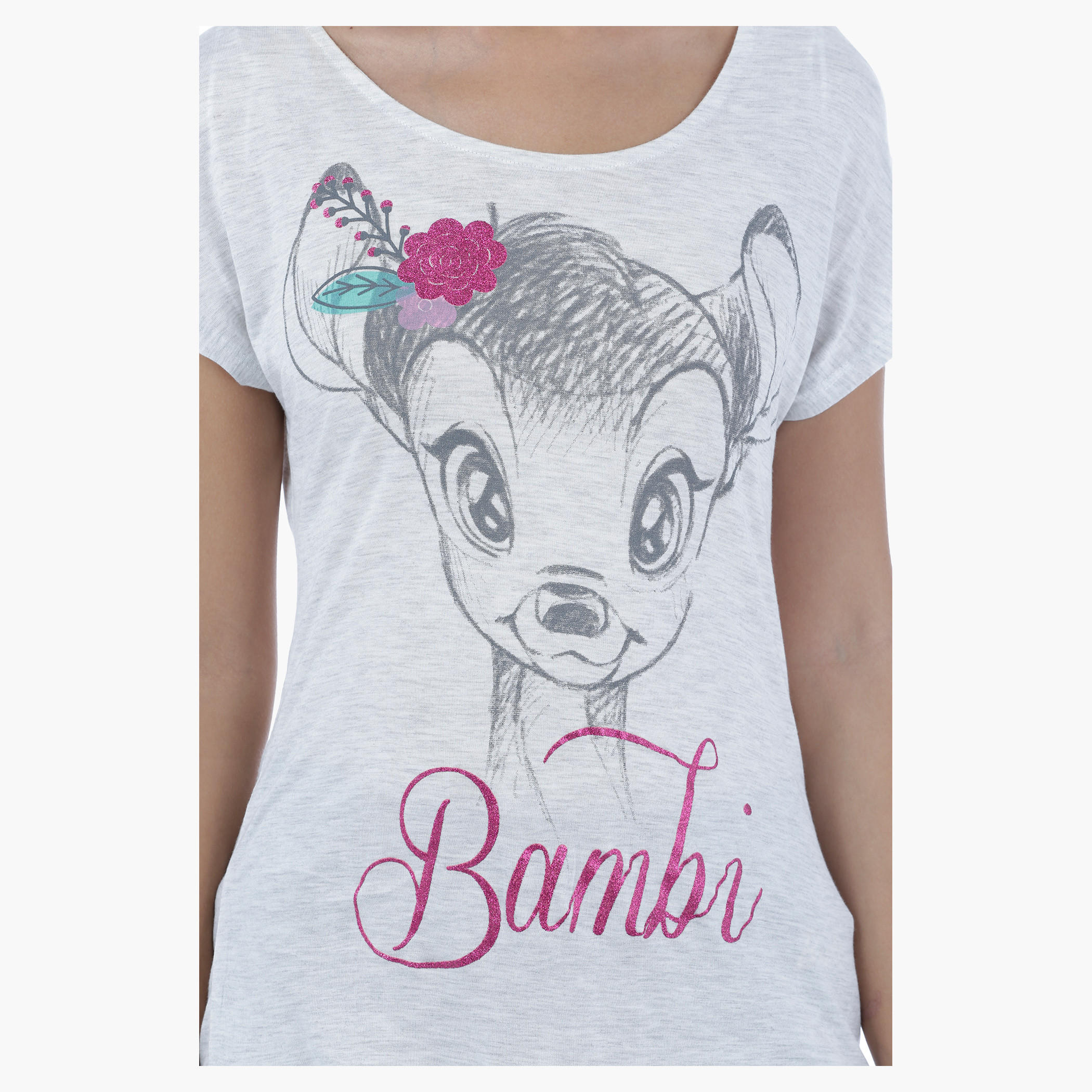 Printed T-Shirt with Short Sleeves-women-clothing-tshirts-image-4