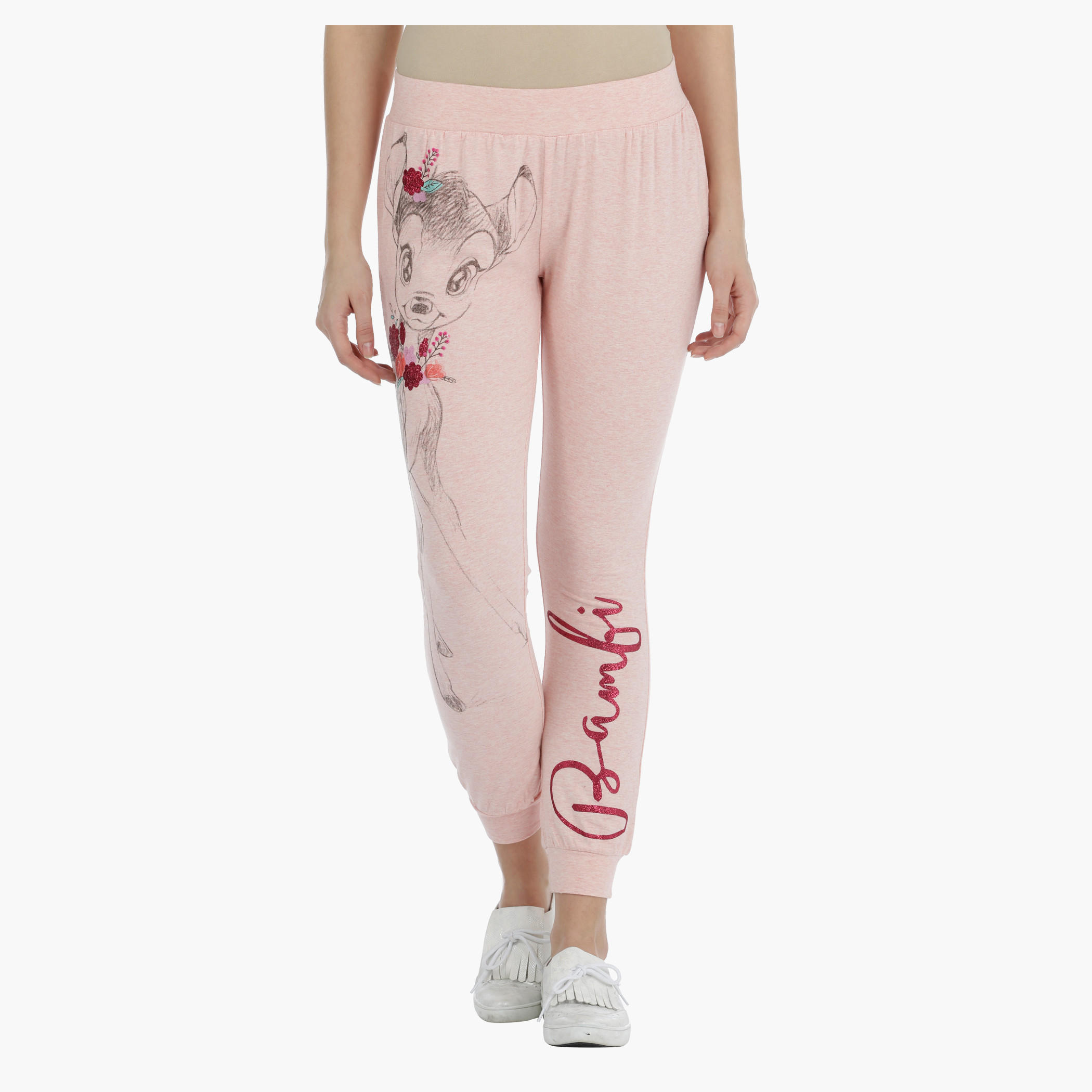 Bambi Printed Leggings-women-clothing-nightwear-pyjamas-bottoms-image-1
