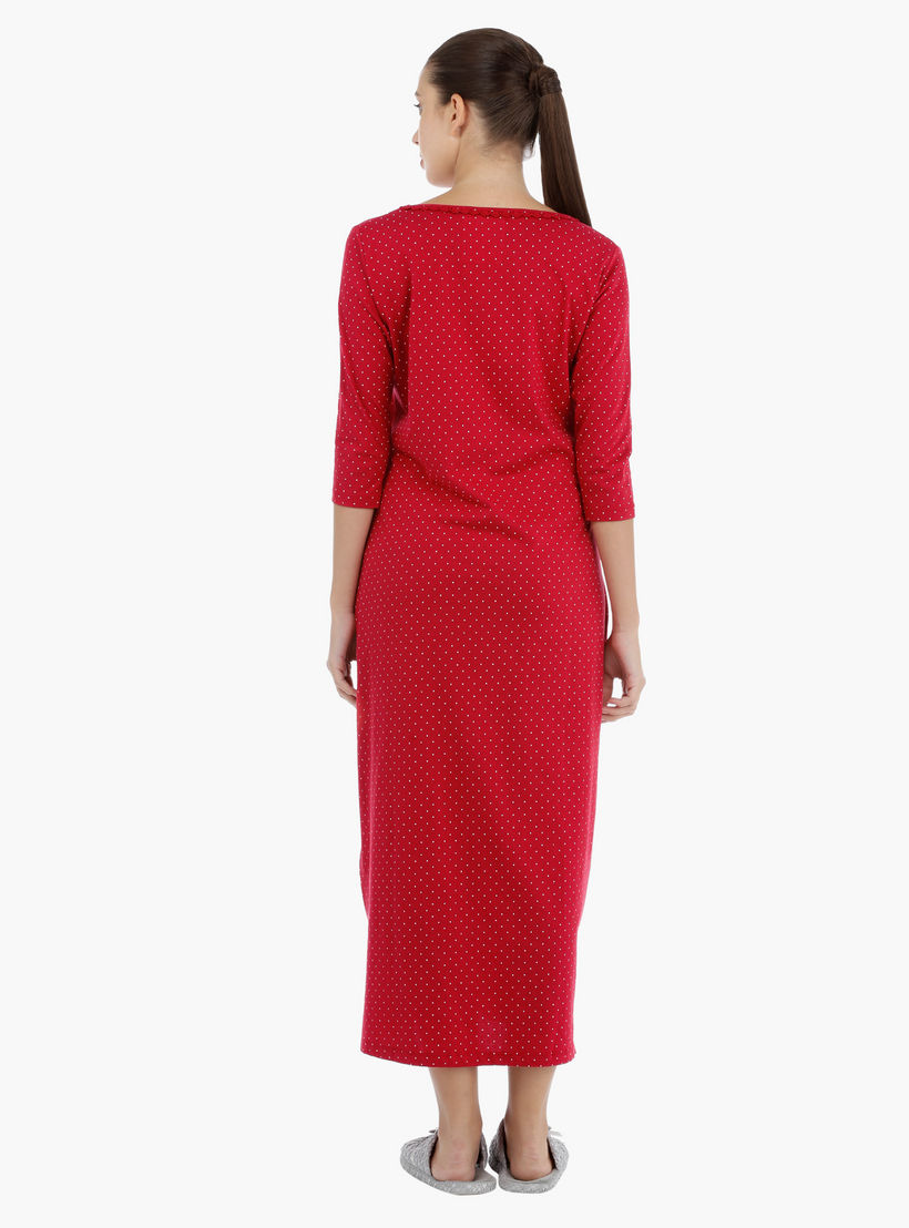 Printed Nightdress-women-clothing-nightwear-nighties-image-3