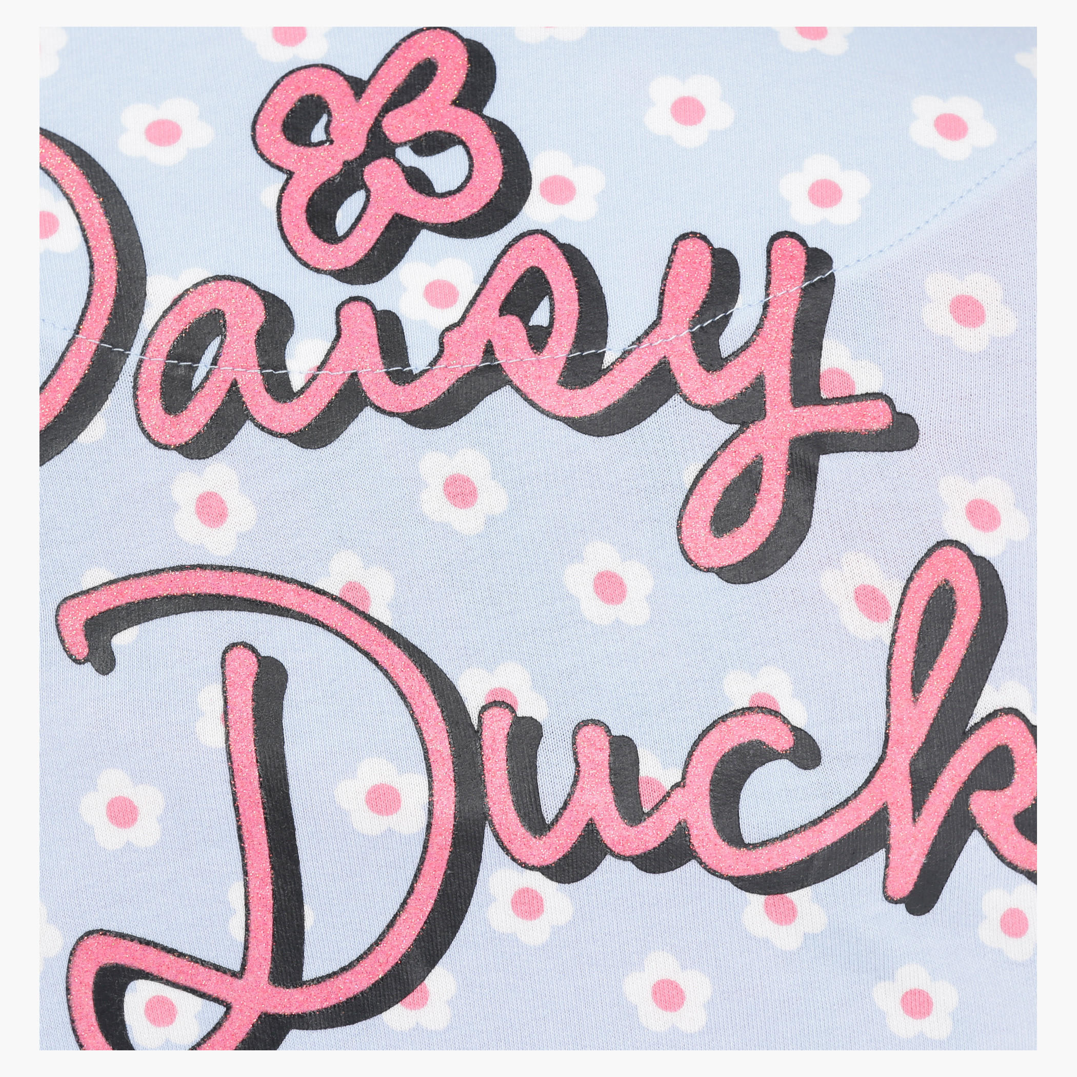 Daisy Duck Printed Long Sleeves Robe with Tie Ups-women-clothing-nightwear-robes-image-4