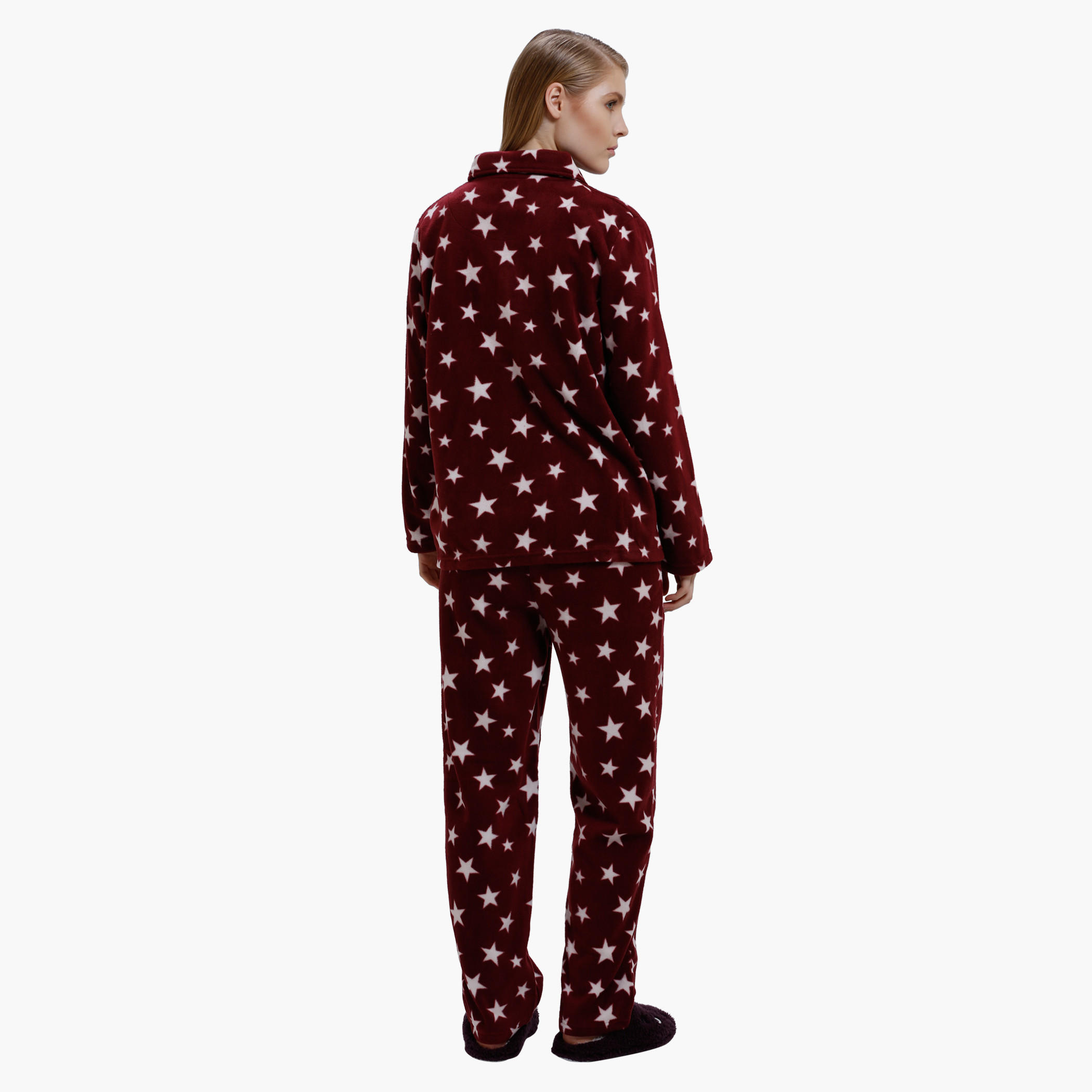 Printed Long Sleeves Shirt and Pajama Set-women-clothing-nightwear-pyjamas-longsets-image-2