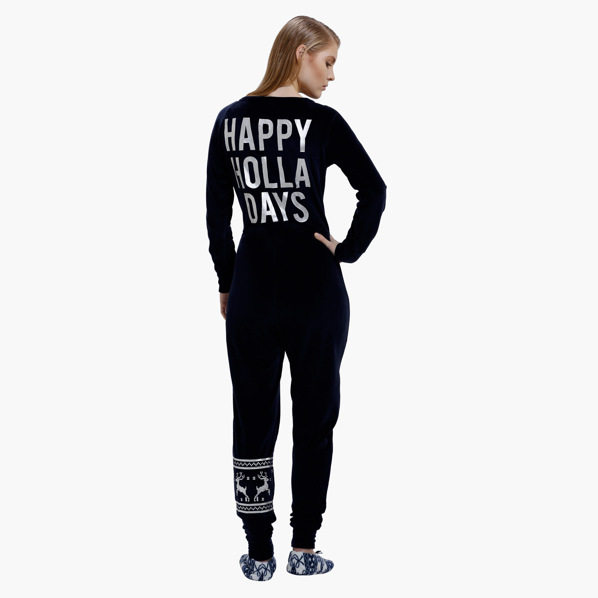 Printed Long Sleeves Playsuit-women-clothing-jumpsuits-image-2