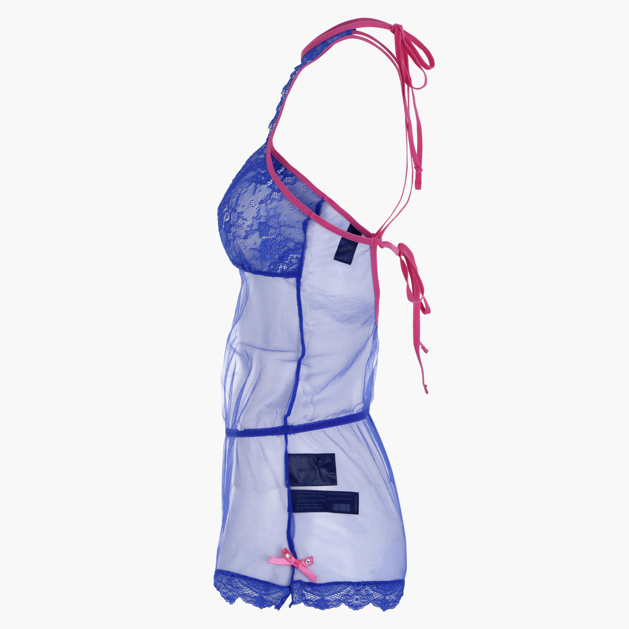 Babydoll Jumpsuit with Lace Detail-women-clothing-lingerie-babydollsandbodysuits-image-3