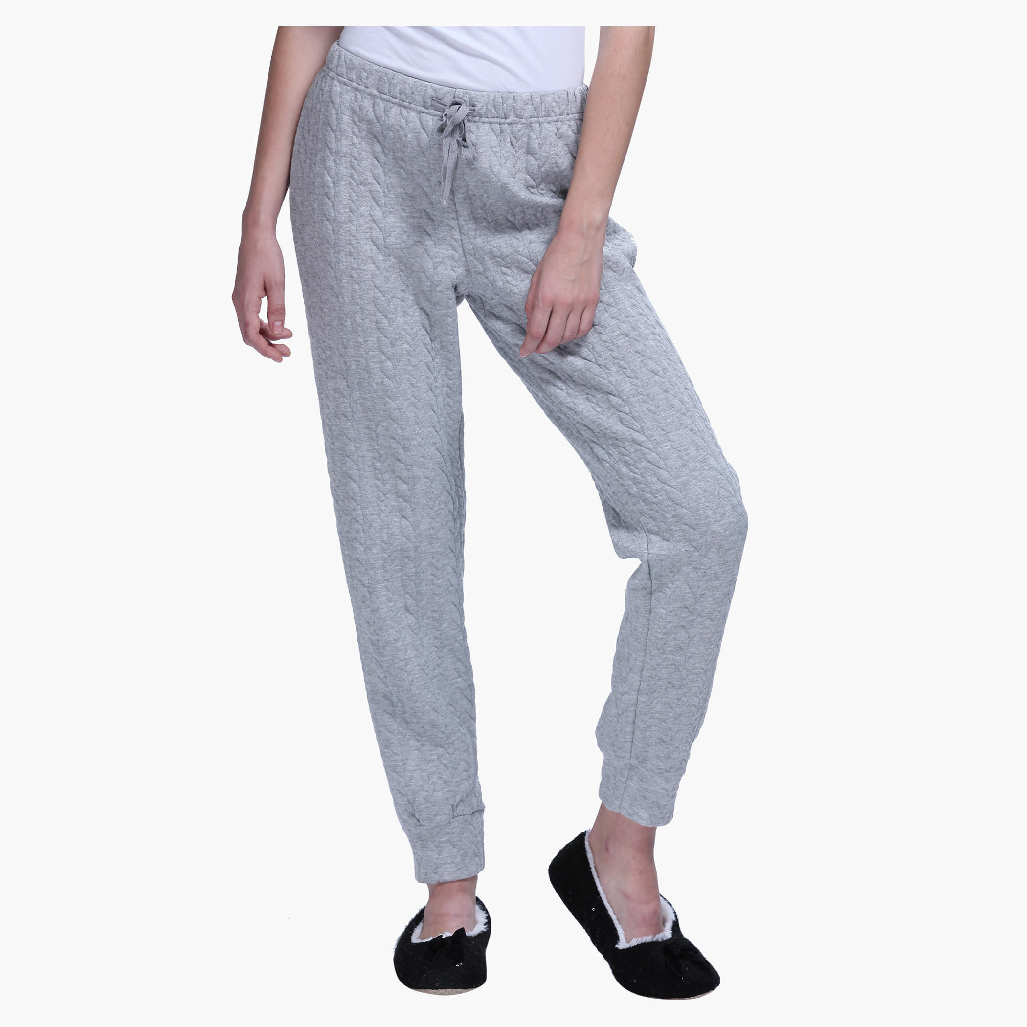 Textured Pants with Tie Ups at Waist-women-clothing-nightwear-pyjamas-bottoms-image-1