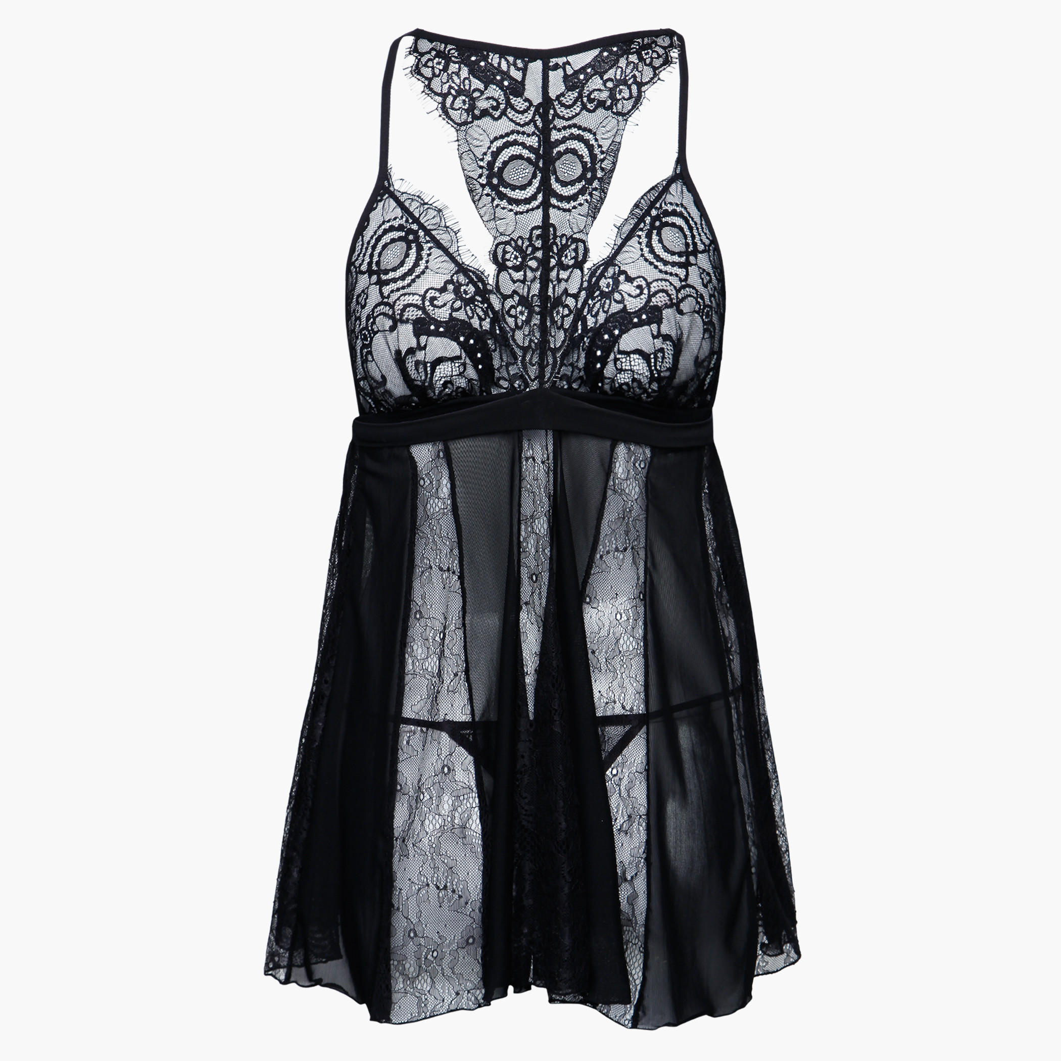 Babydoll Set with Lace Detail-women-clothing-lingerie-babydollsandbodysuits-image-3